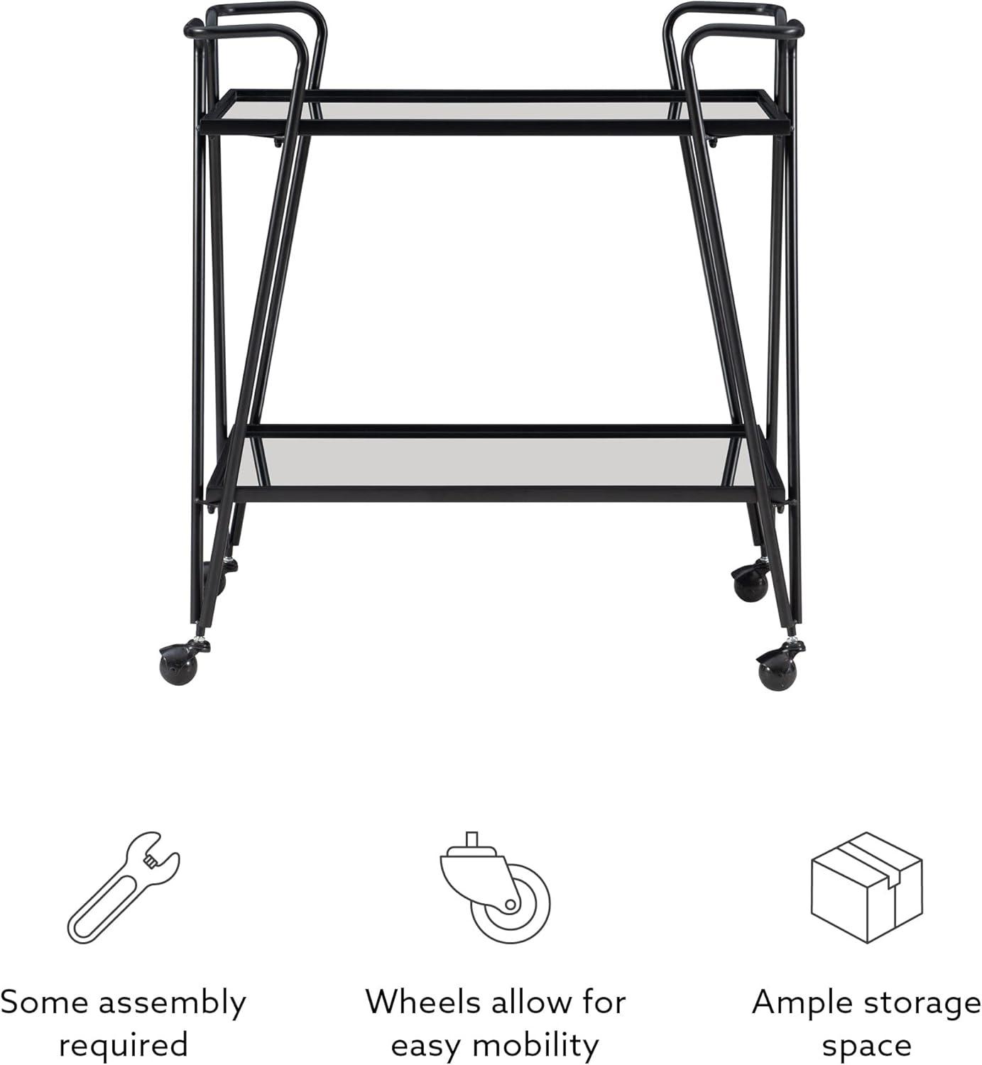 Mid-Century Modern Bar Cart - Linon