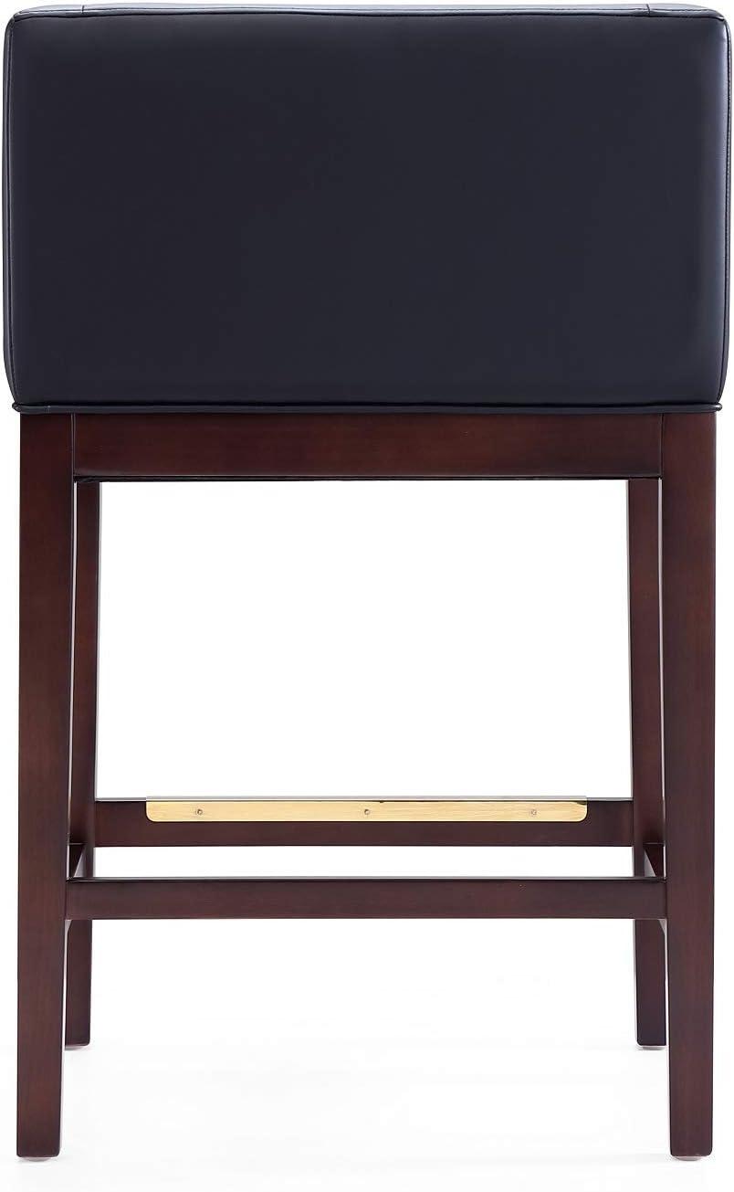 Kingsley Upholstered 30'' Counter Stool with Solid Wood Frame