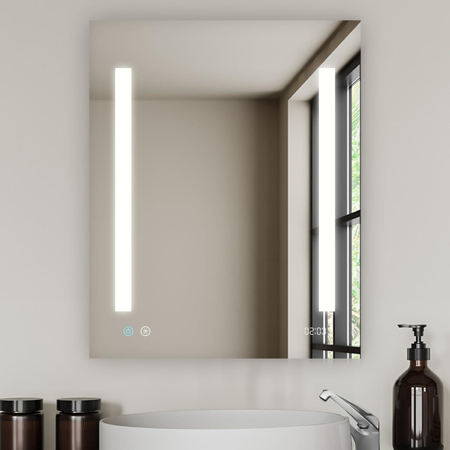 AQUADOM Signature Royale LED Medicine Cabinet, Defogger, LED 3X Makeup Mirror, Electrical Outlets