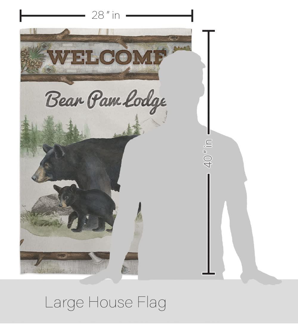 Breeze Decor Double Sided 40'' H x 28'' W Polyester Animal House Flag