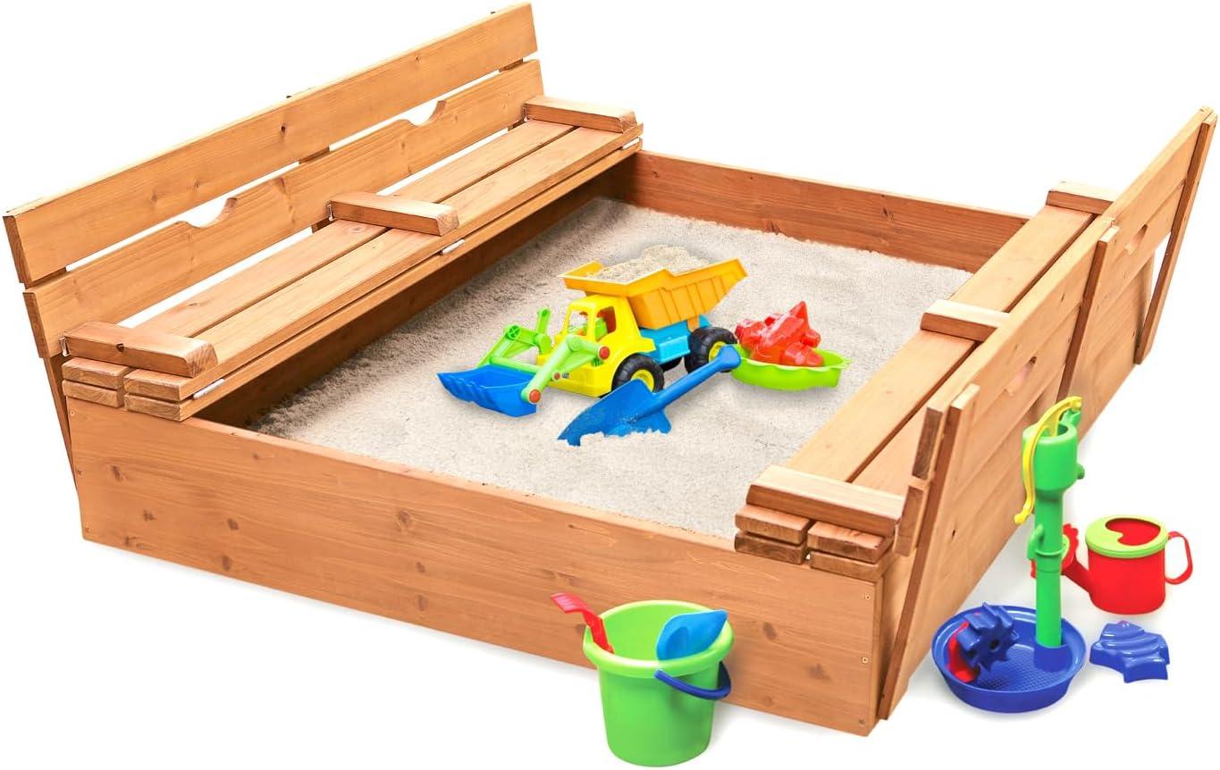 Covered 2-Bench Sandbox