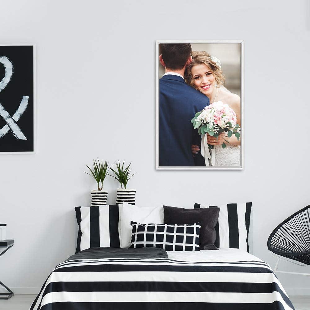 wall26 Framed Custom Canvas Wall Art for Living Room, Bedroom Canvas Prints for Home Decoration Ready to Hang - 24"x36", White Frame