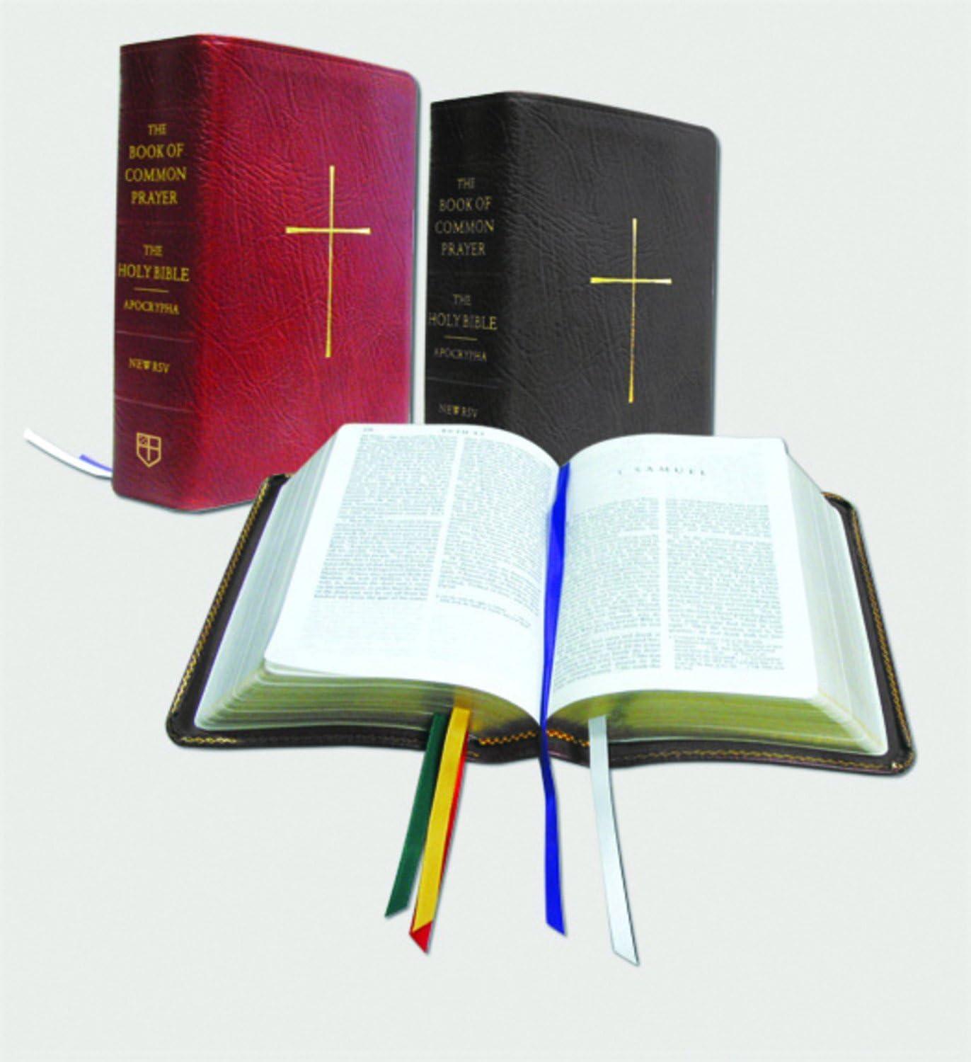 The Book of Common Prayer and Bible Combination (NRSV with Apocrypha) - by  Church Publishing Incorporated (Leather Bound)