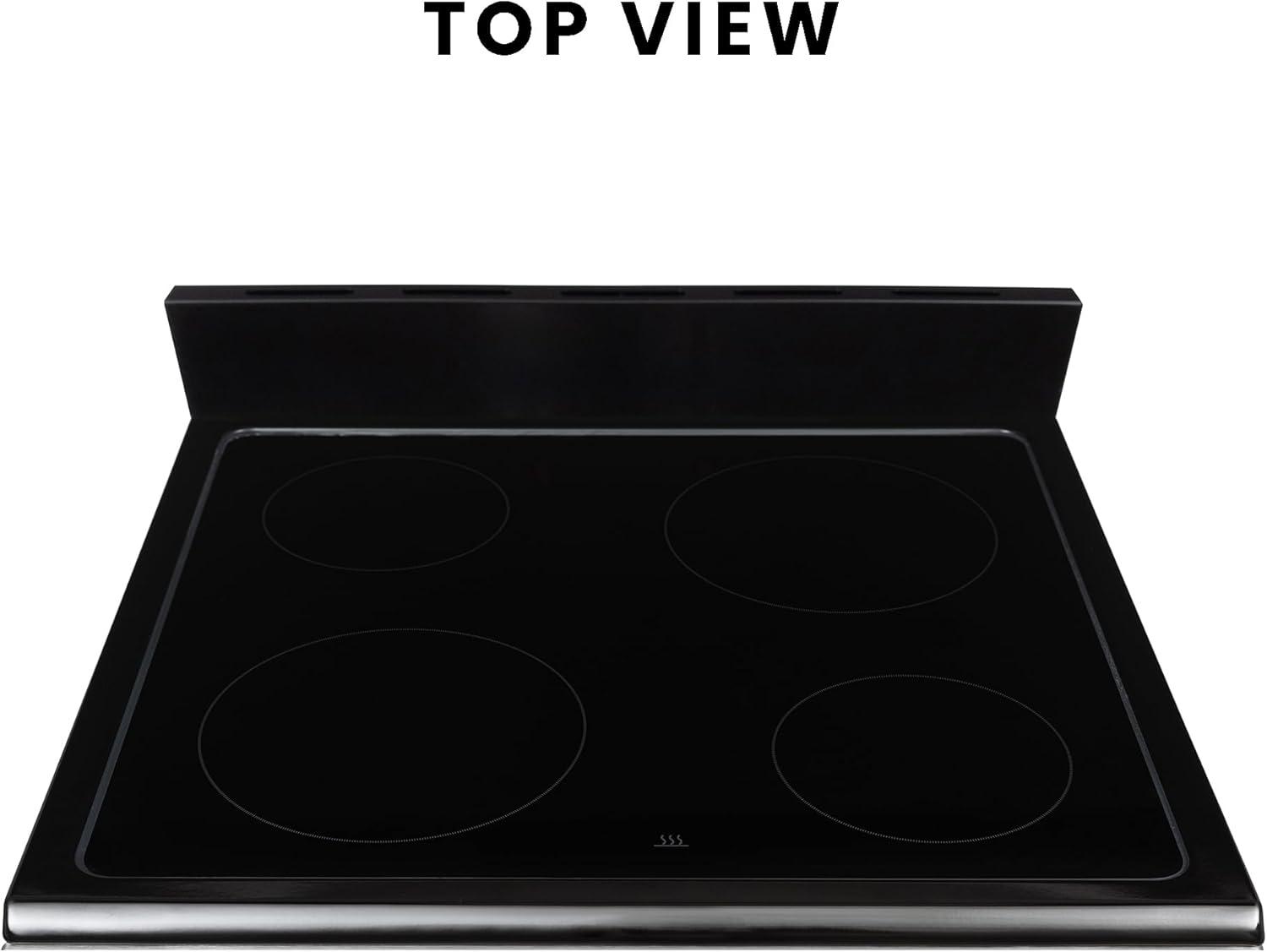 Equator Advanced Appliances Equator 24 Freestanding Electric Cooking Range in Stainless with Convection Oven