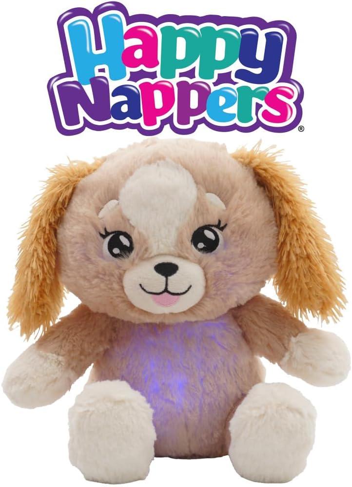 Happy Nappers: Lullabrites Brown Dog - Musical Light Up Bedtime Plush