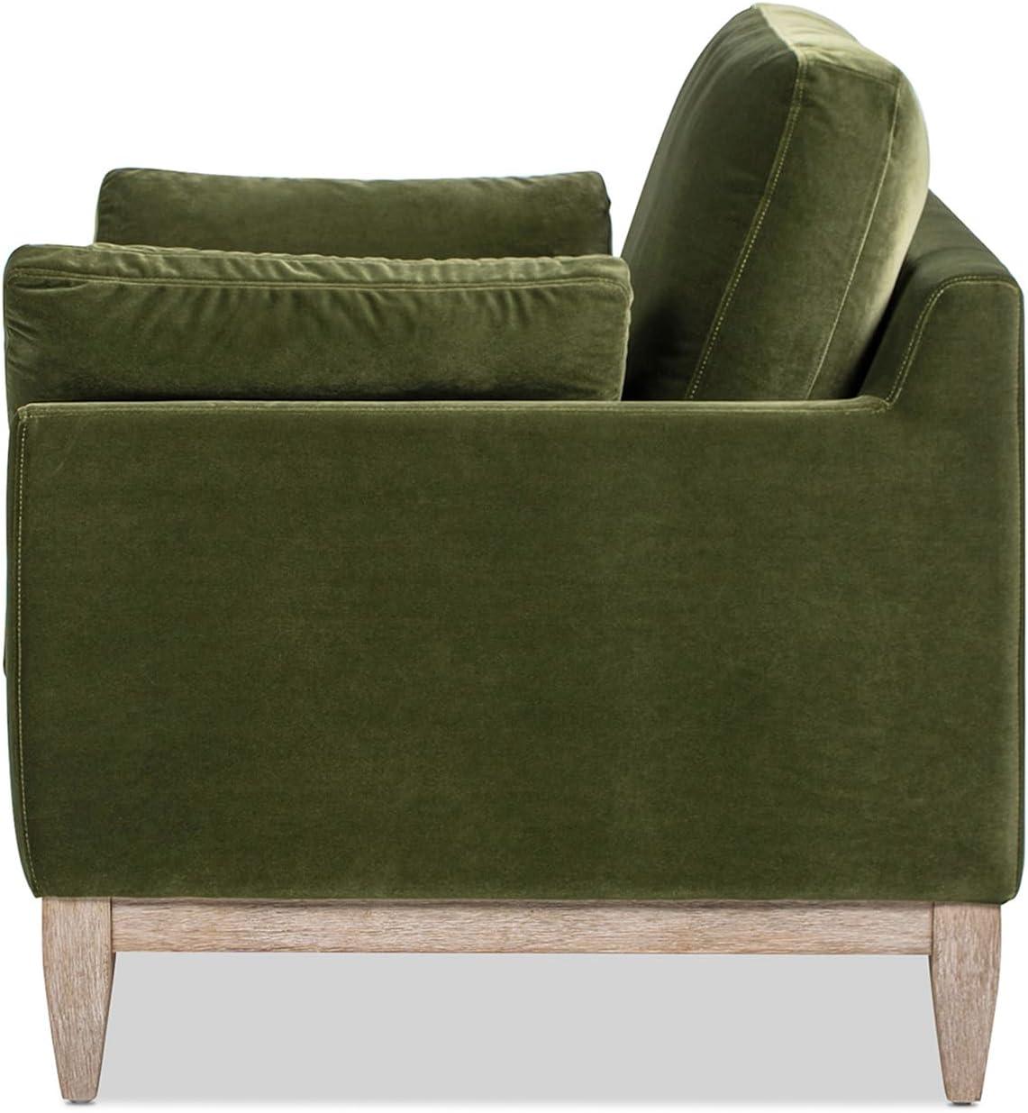 Jennifer Taylor Home Pasadena 36" Wide Modern Farmhouse Accent Arm Chair, Olive Green