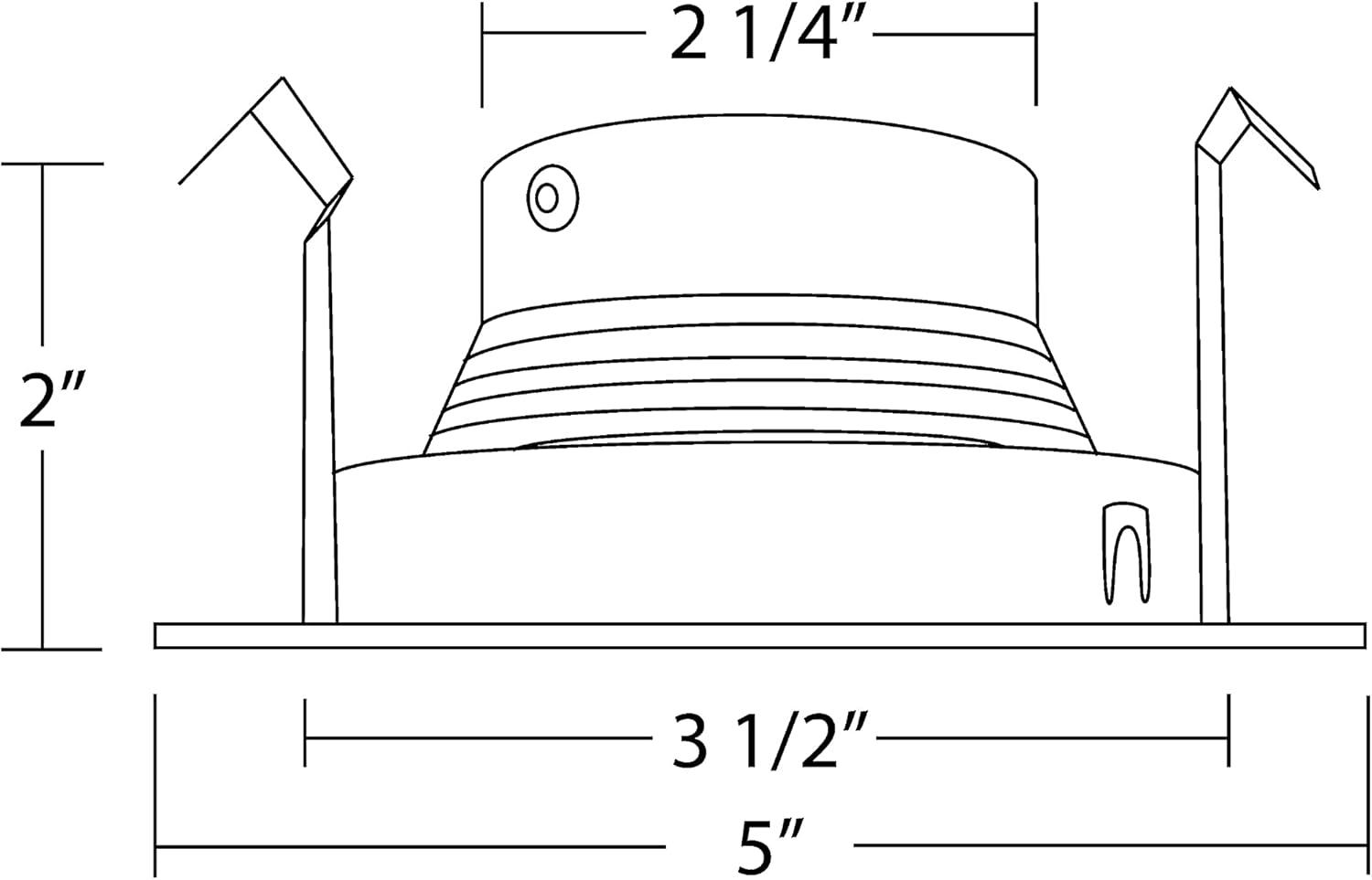 4'' Baffle Recessed Trim