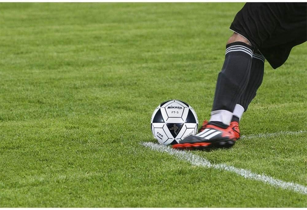 Mikasa Black and White Size 5 Soccer Ball