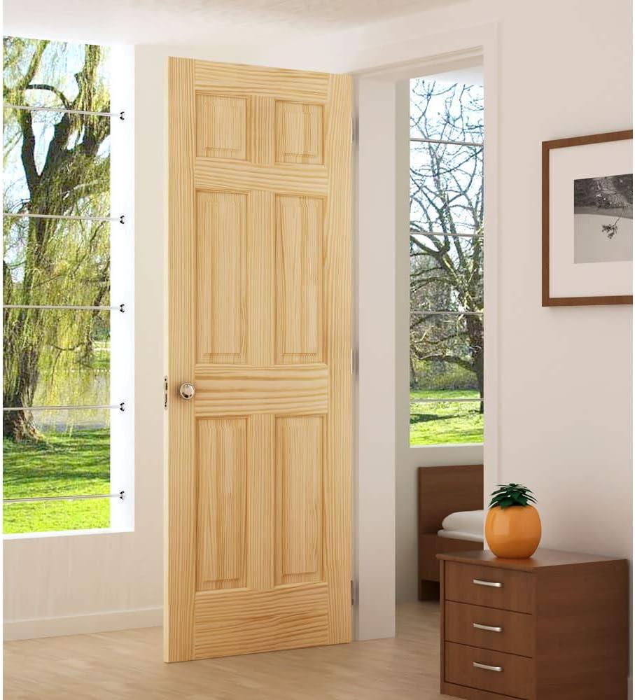 Frameport Solid + Manufactured Wood Paneled Unfinished Slab Door