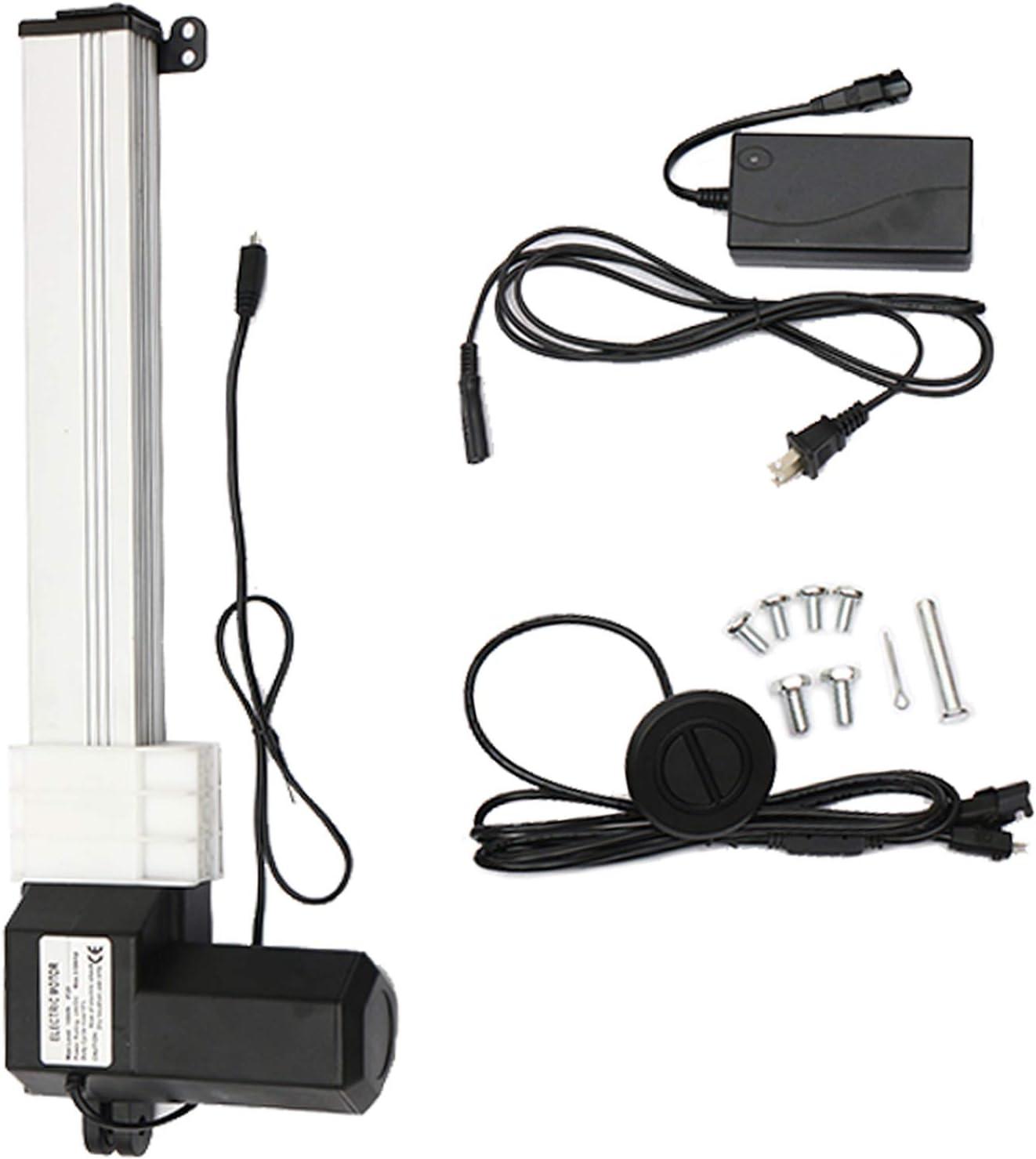 FETCOI Power Recliner Motor Linear Actuator, 330mm 6000N Electric Recliner Motor Replacement Kit for Lift Massage Chair Furniture