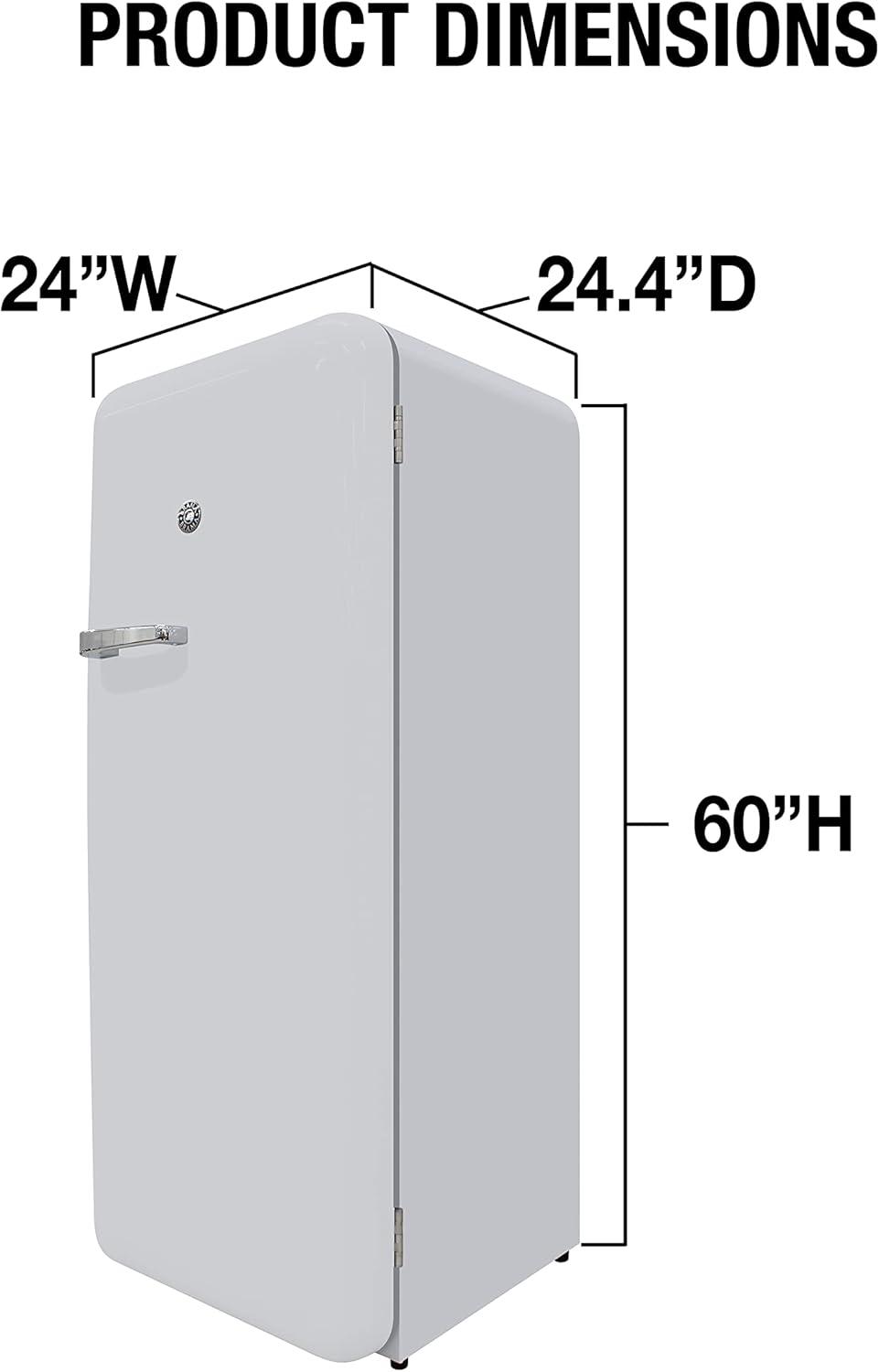 Brama 9.9-cu ft Counter-Depth Top-Freezer Refrigerator ( White )