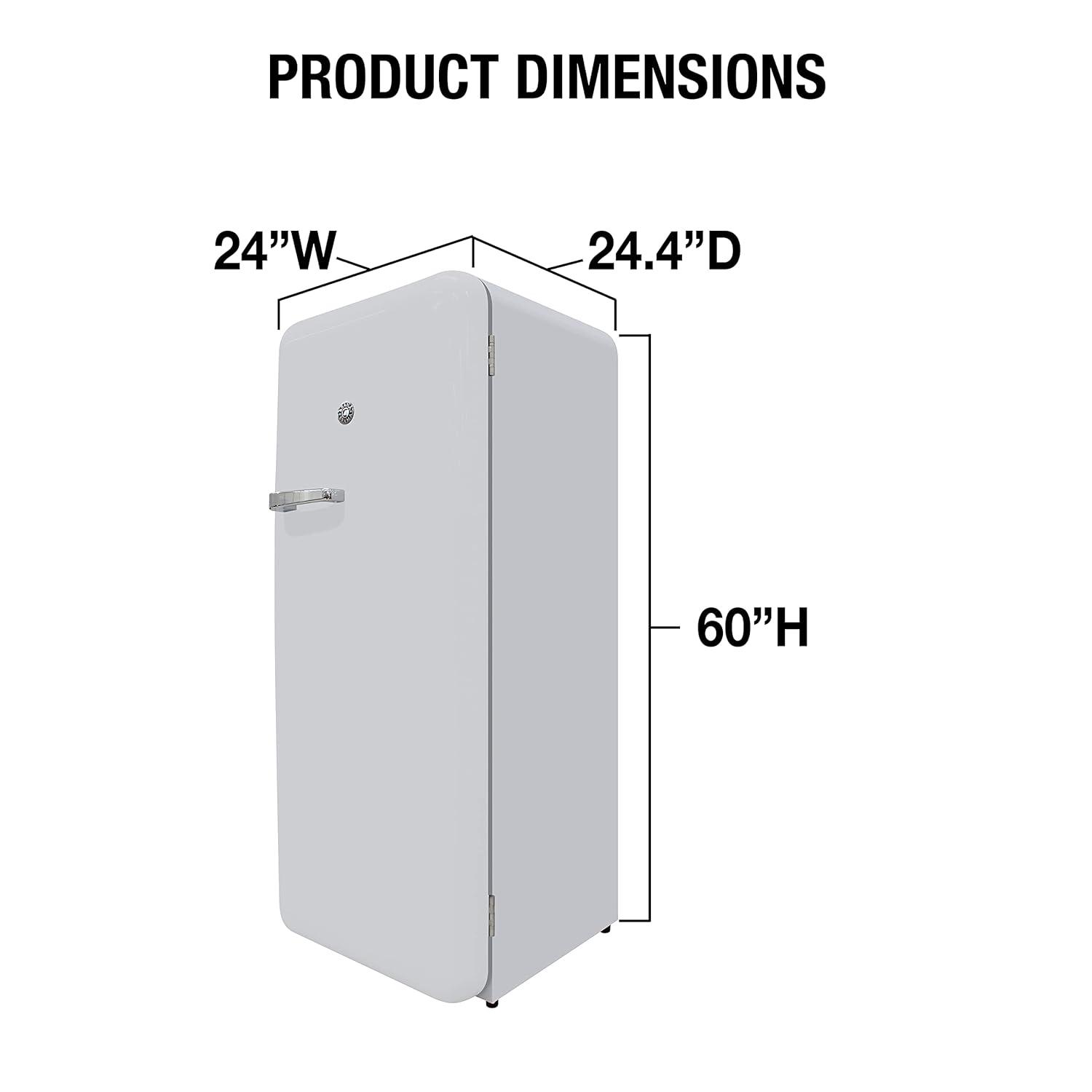 Brama 9.9-cu ft Counter-Depth Top-Freezer Refrigerator ( White )