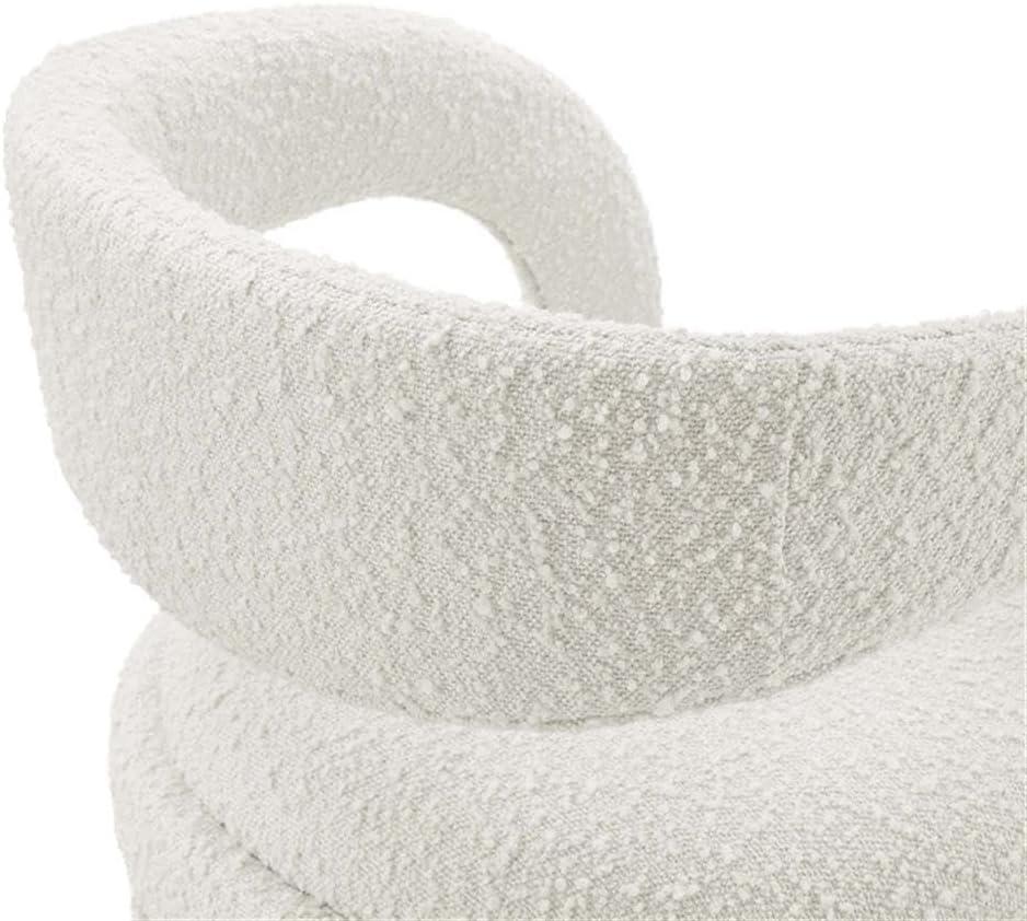 Modway Pinnacle Boucle Upholstered Counter Stool Set of Two