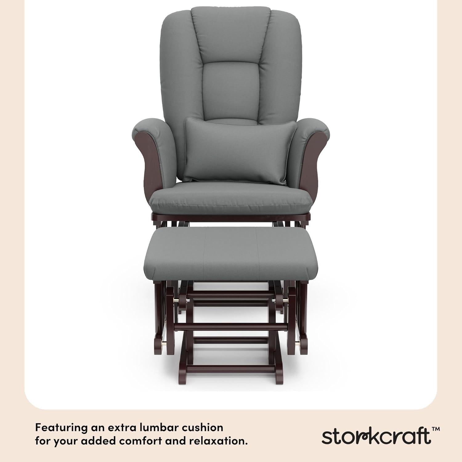 Tuscany Rocking Chair Glider with Ottoman