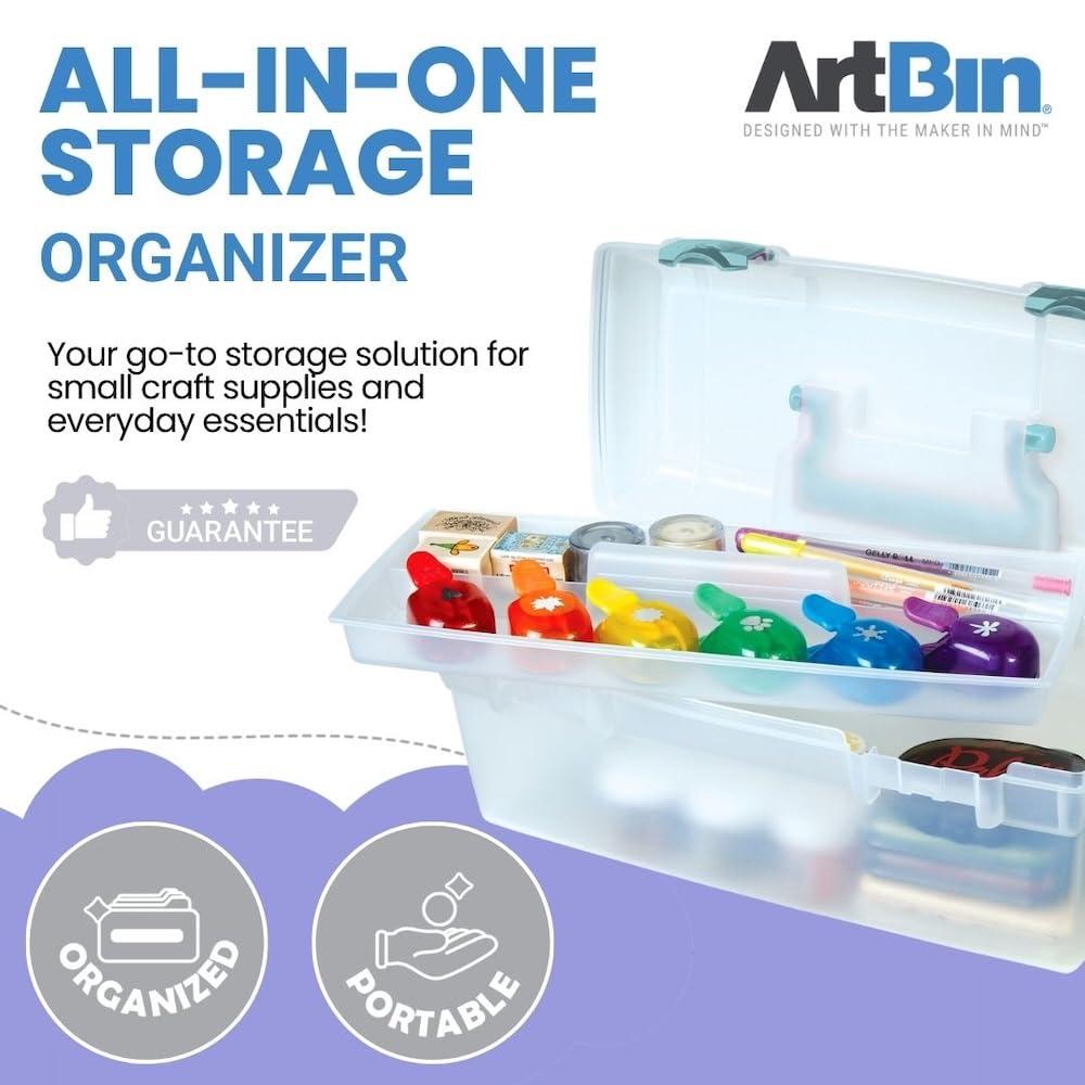 ArtBin Essentials Lift Out Tray Craft Storage Box with Handle, 13 inches, 1 Piece