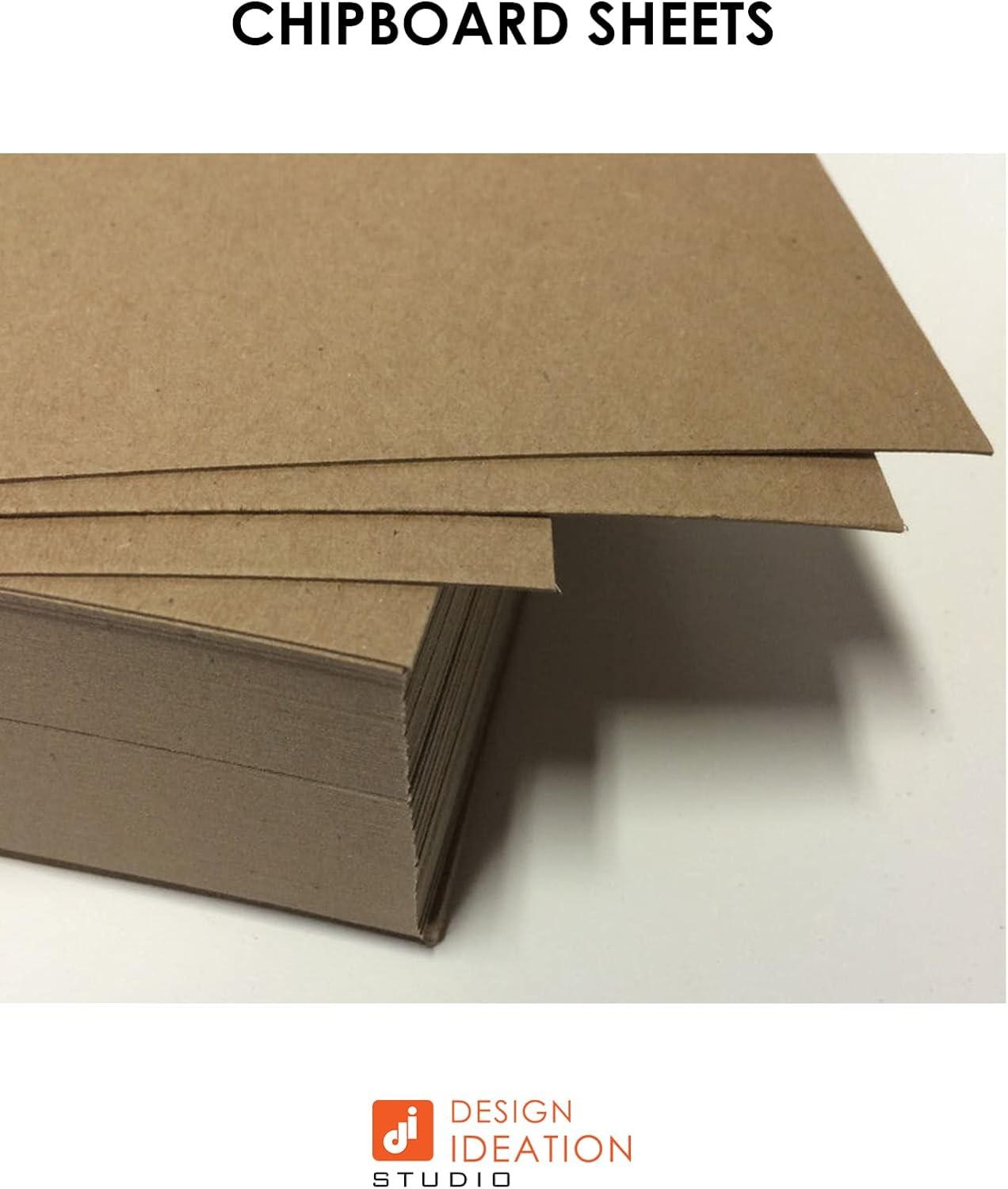 8.5" x 11" Chipboard. HEAVY. Studio 12 Chipboard Sheets. Loose Sheet Pack.