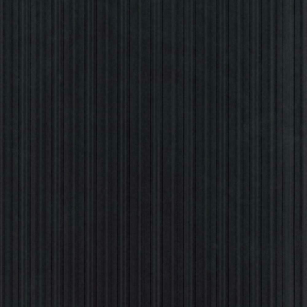 Black Embossed Vinyl Vertical Stripe Wallpaper