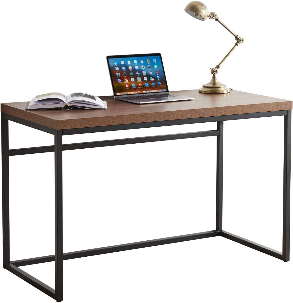 Censi Computer Desk, 46.8" x 23.2", Brown, 1 Count, 1 Pack