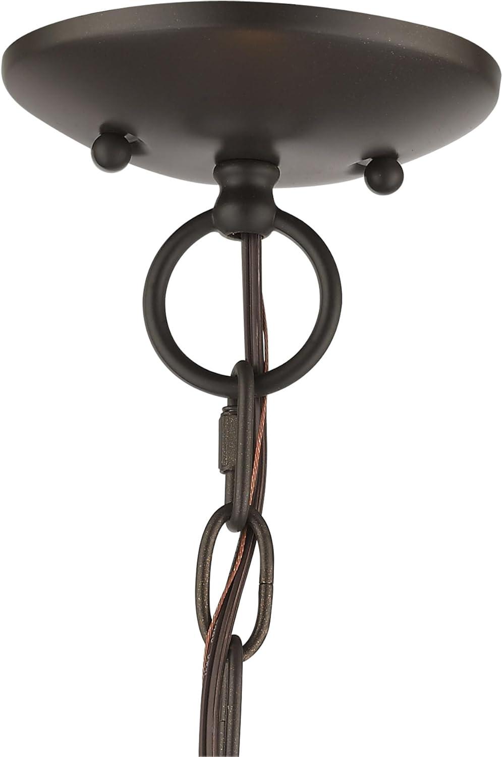 Prism 3-Light Black Brushed Nickel Mini Chandelier for Indoor/Outdoor