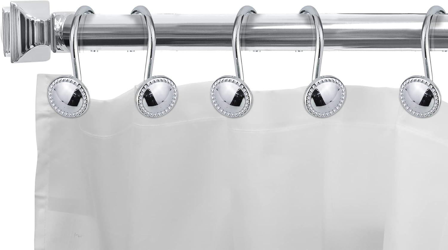 Premium Metal Rust Resistant Shower Curtain Hook