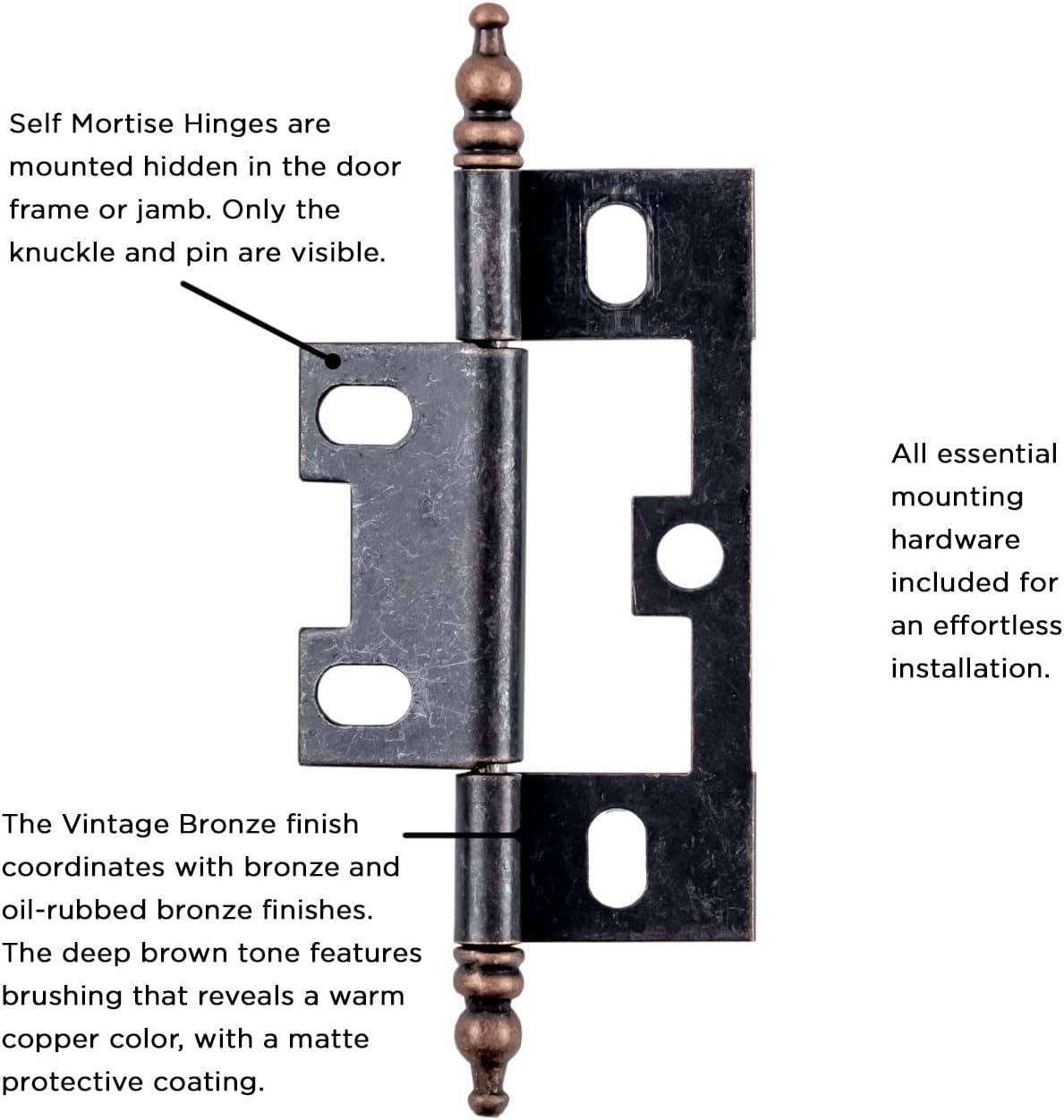 Surface Mount Single Door Hinge