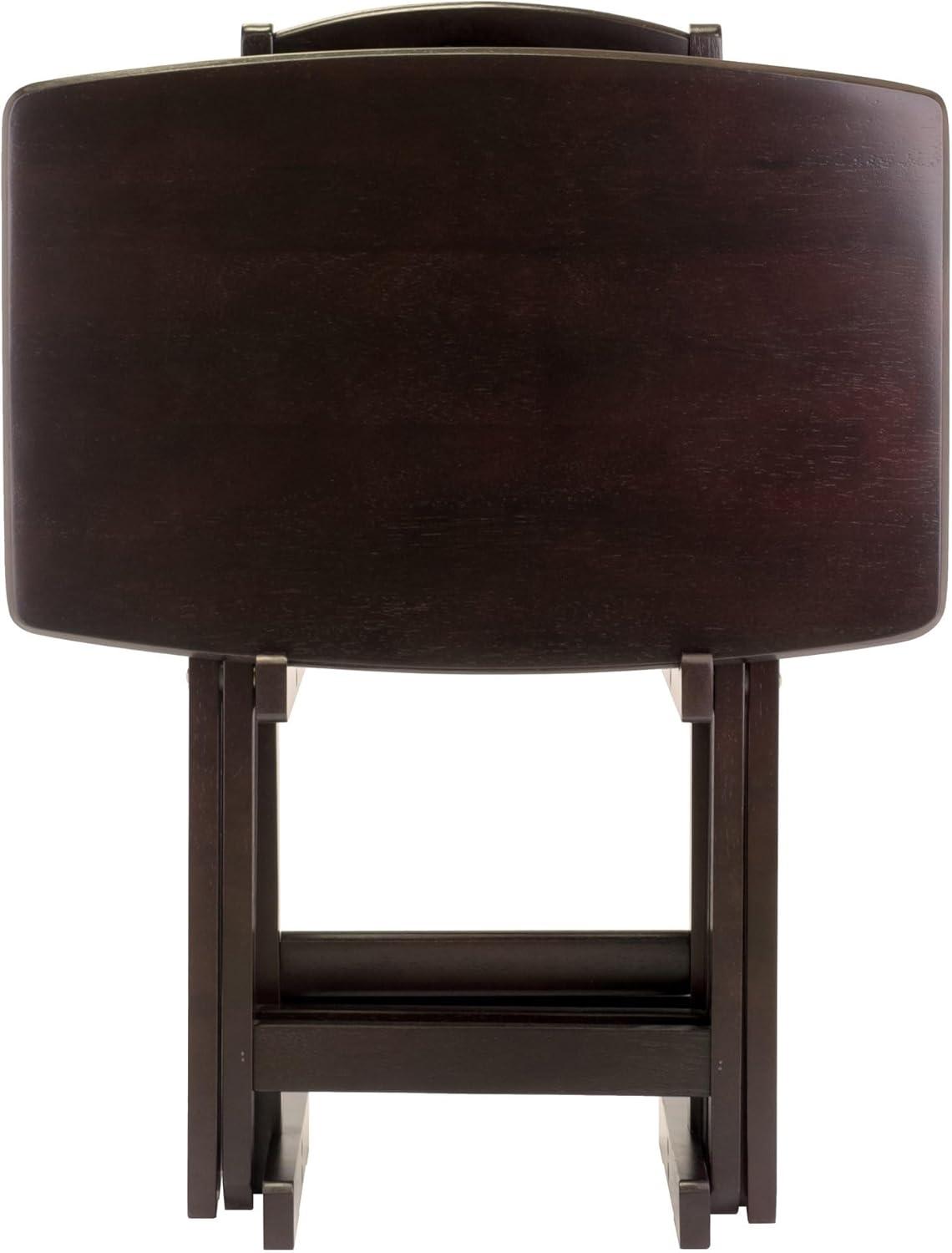 2pc Cade Oversize Oblong Snack Table Coffee - Winsome: No Assembly, Wood Frame, 25lb Capacity