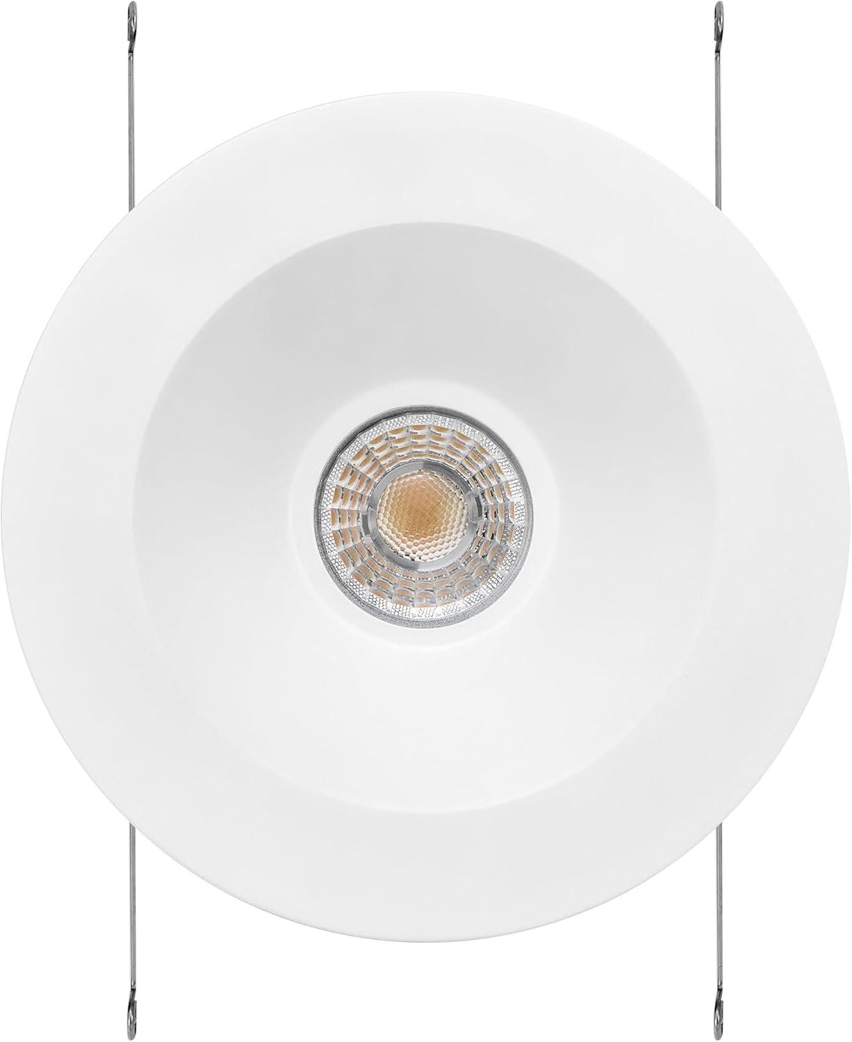 Maxxima 5 in. & 6 in. Retrofit Round Recessed Anti-Glare LED Downlight, 1300 Lumens, 5 CCT 2700K-5000K