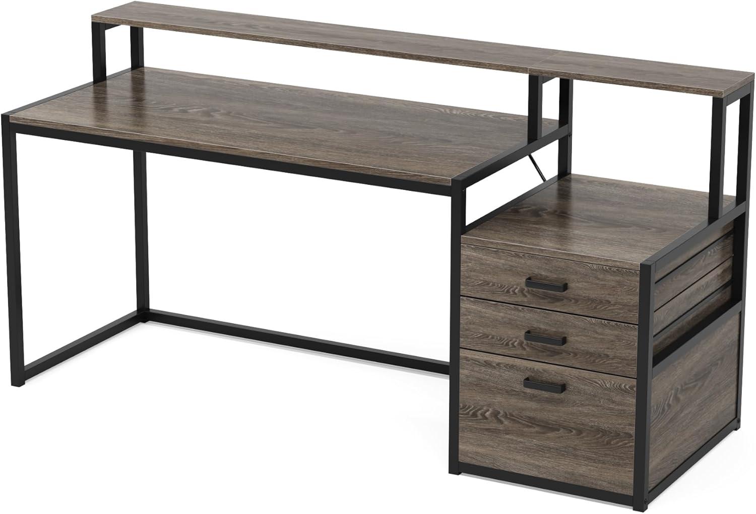 Lantine 63" Ergonomic Office Desk