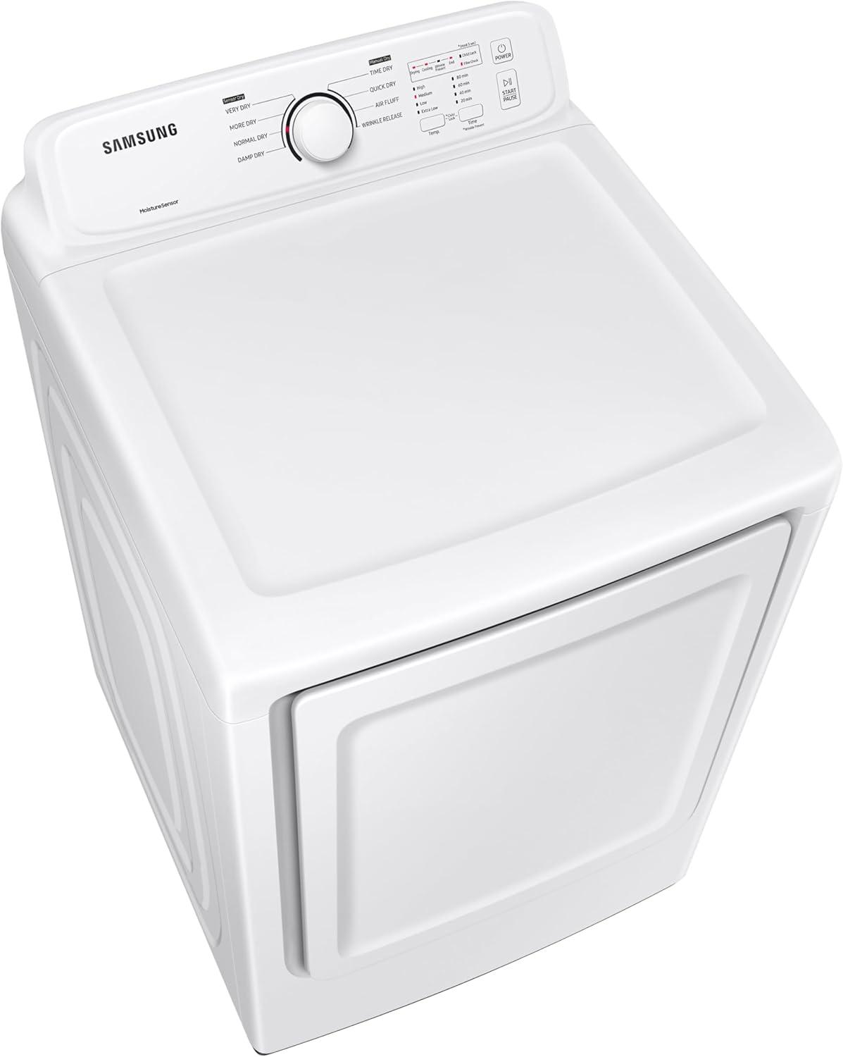 7.2 cu. ft. Electric Dryer with Sensor Dry and 8 Drying Cycles