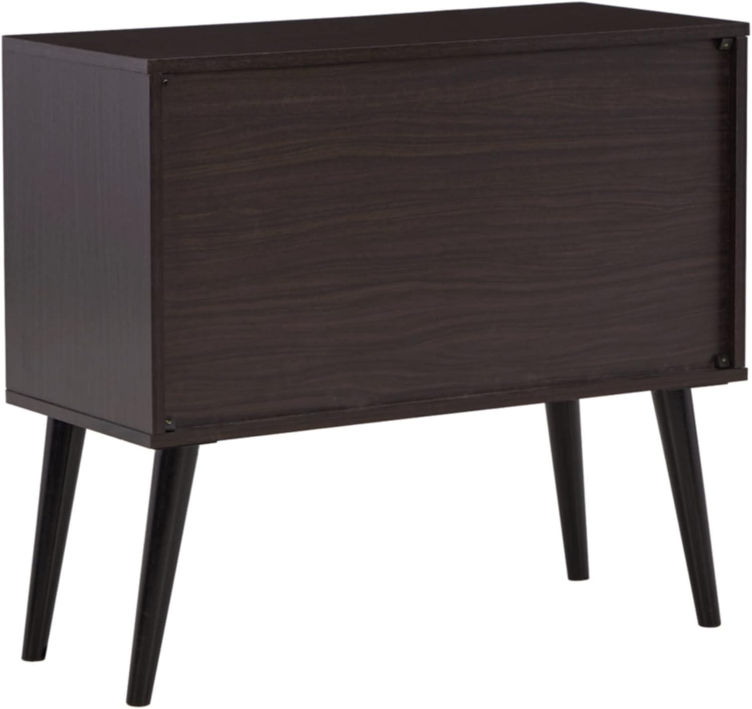 Signature Design by Ashley Contemporary Orinfield Accent Cabinet  Dark Brown