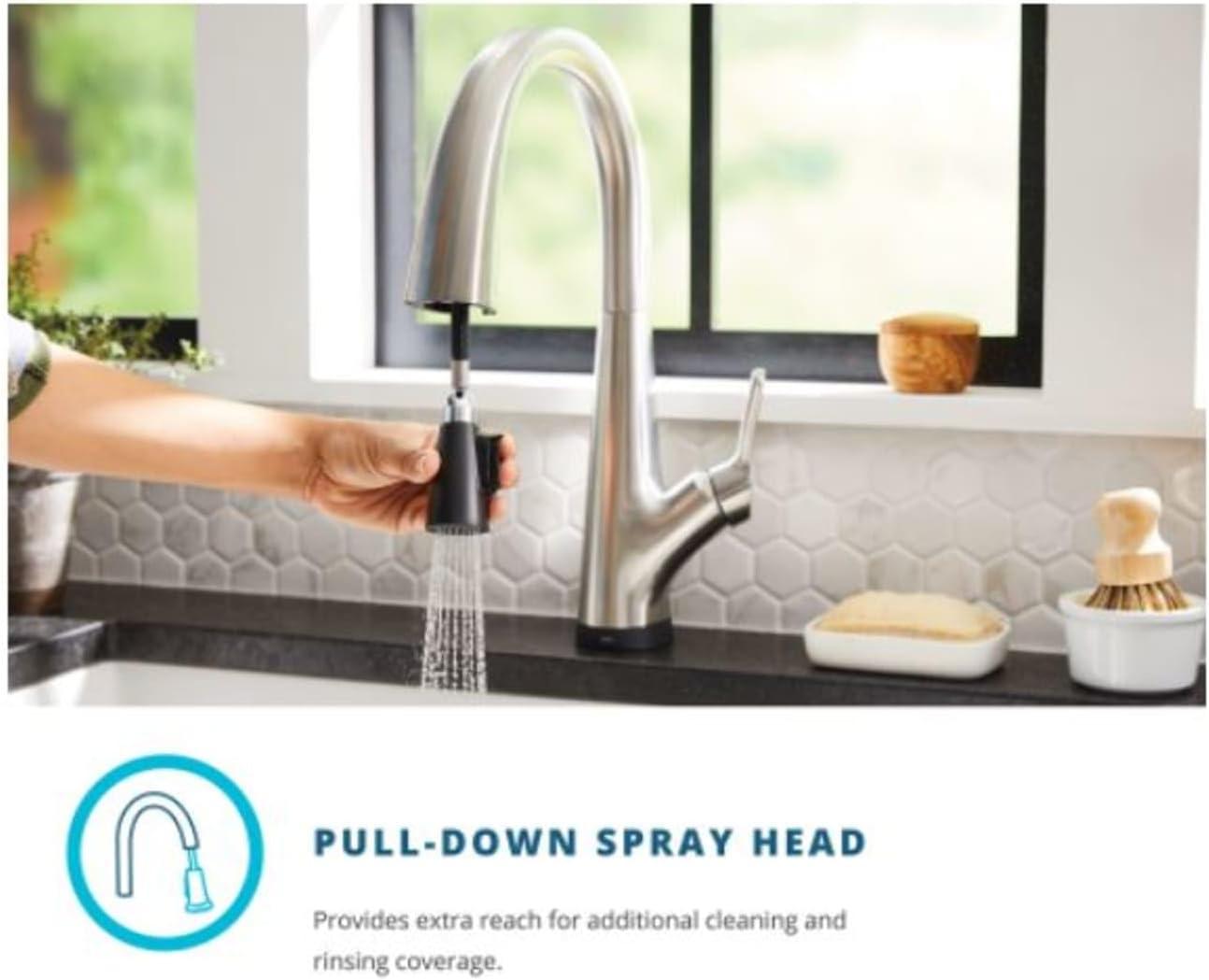 Avado Pull Down Single Handle Kitchen Faucet