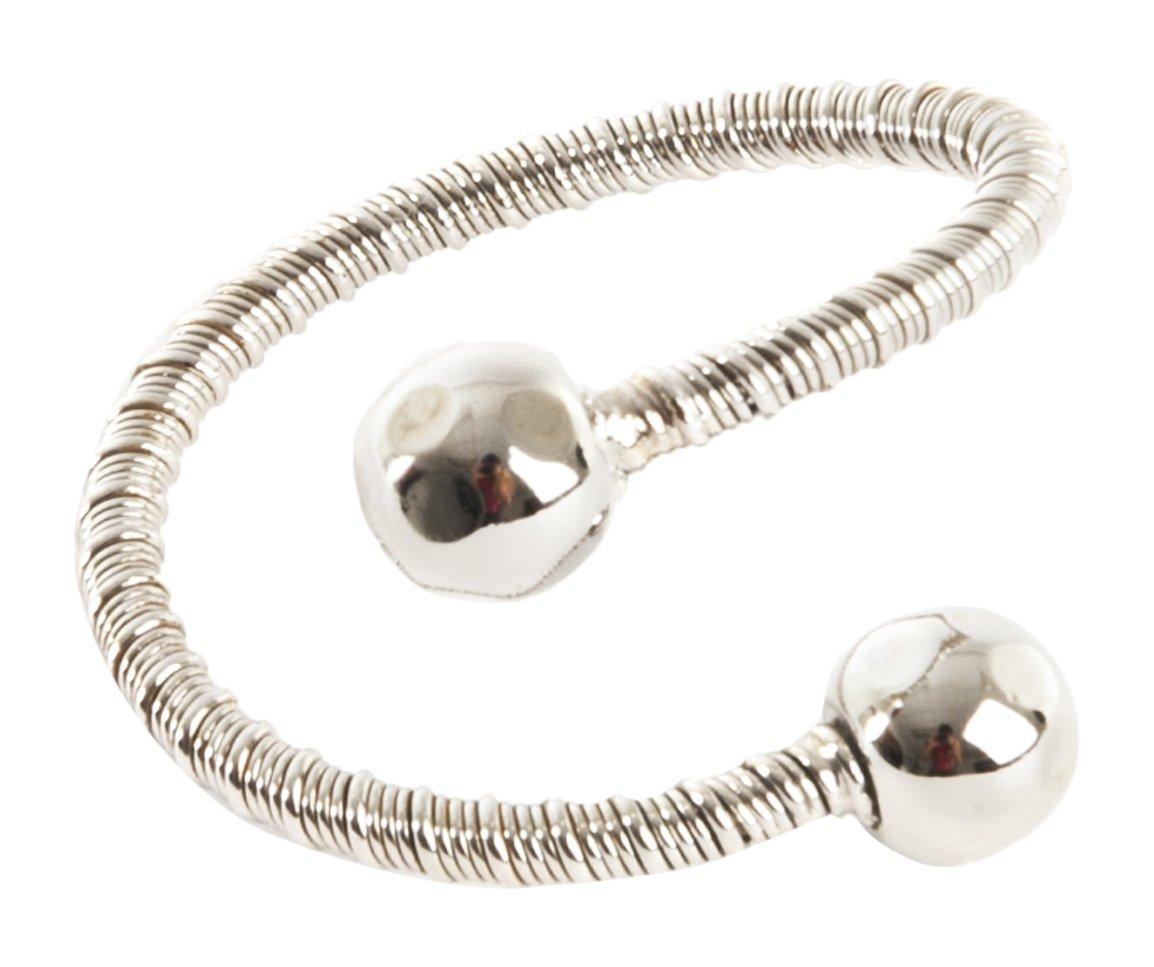 Saro Lifestyle Tiffany Napkin Ring, Silver (Set of 4)