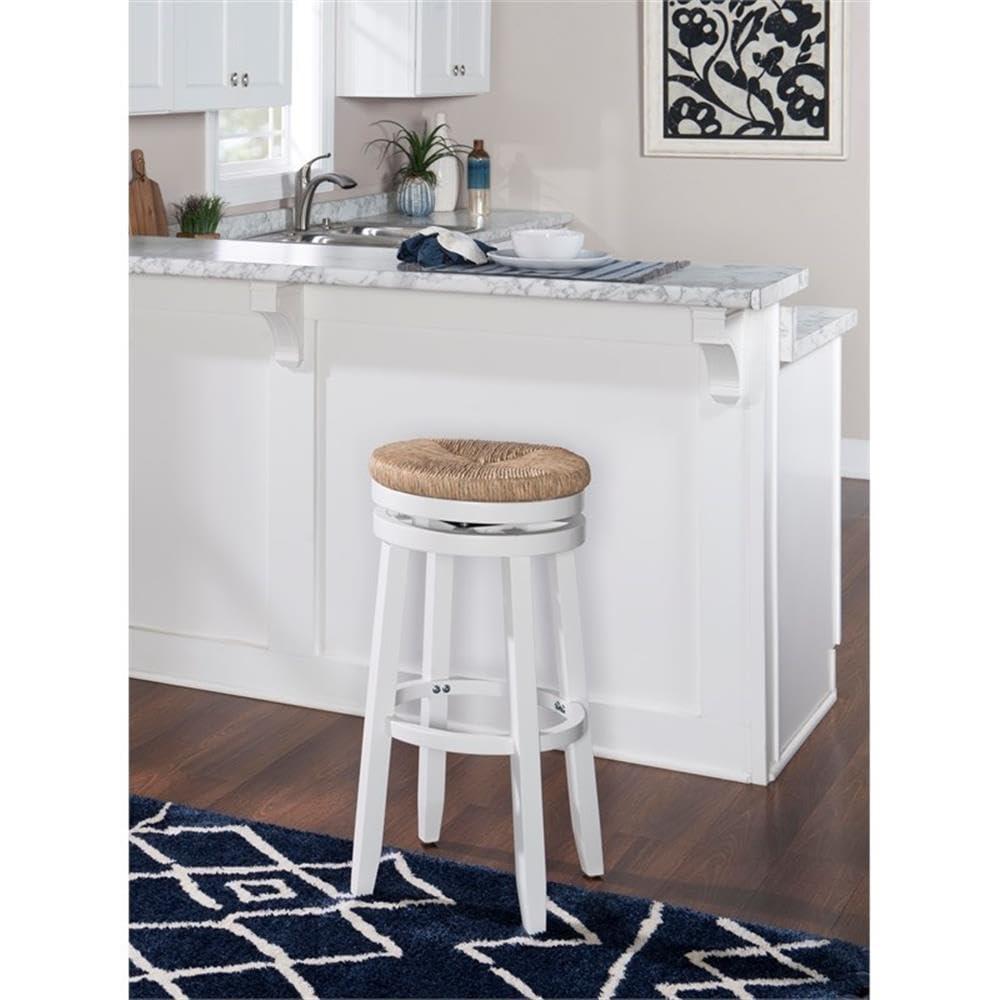 Powell Morgan Barstool White