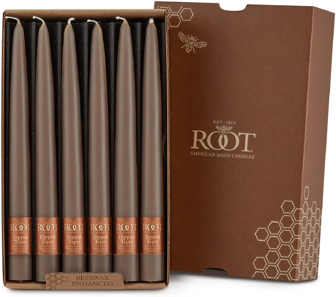 Root Candles Unscented Taper Candle (Set of 12)