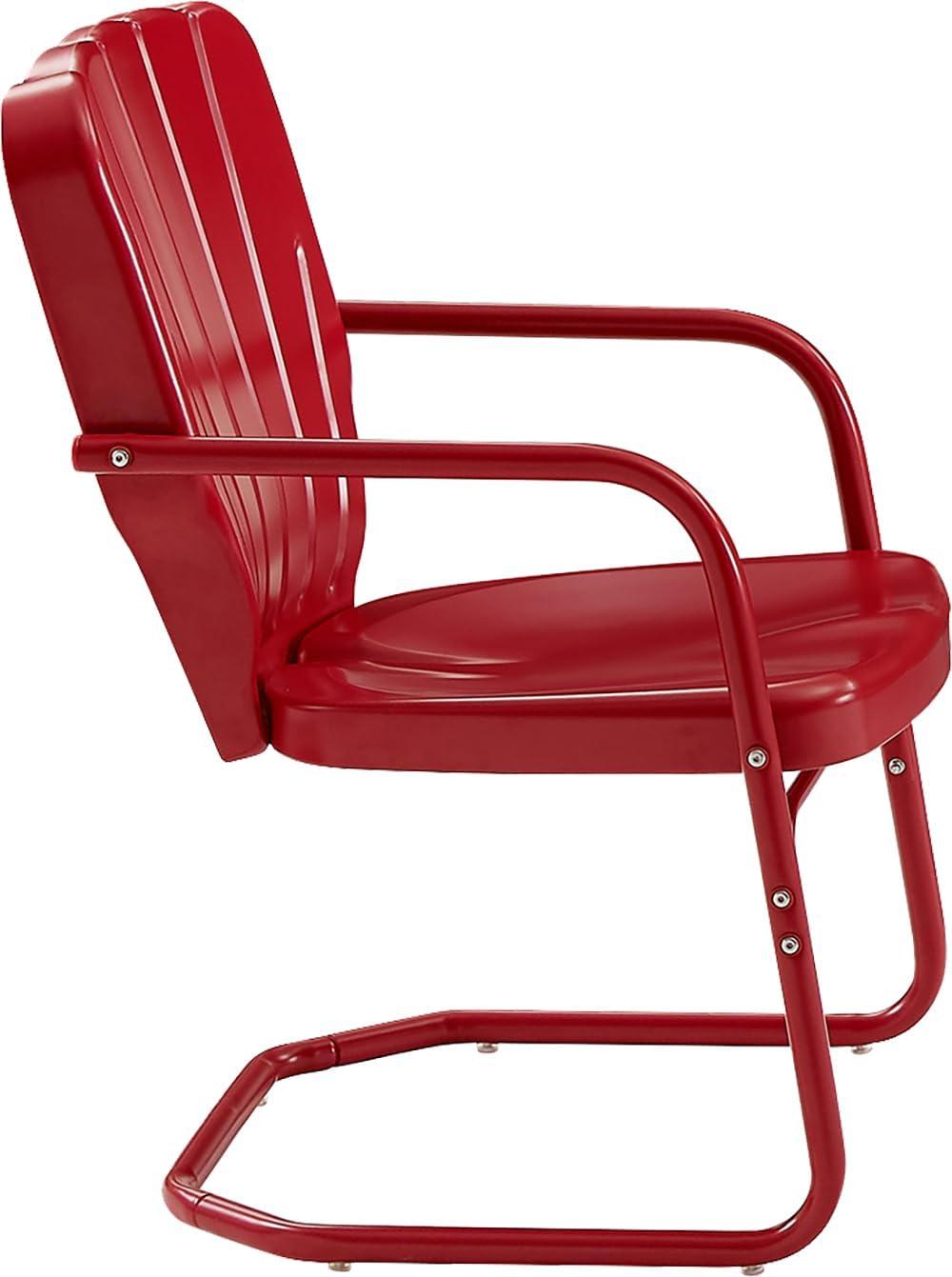 Ridgeland 2pk Outdoor Chairs - Red - Crosley