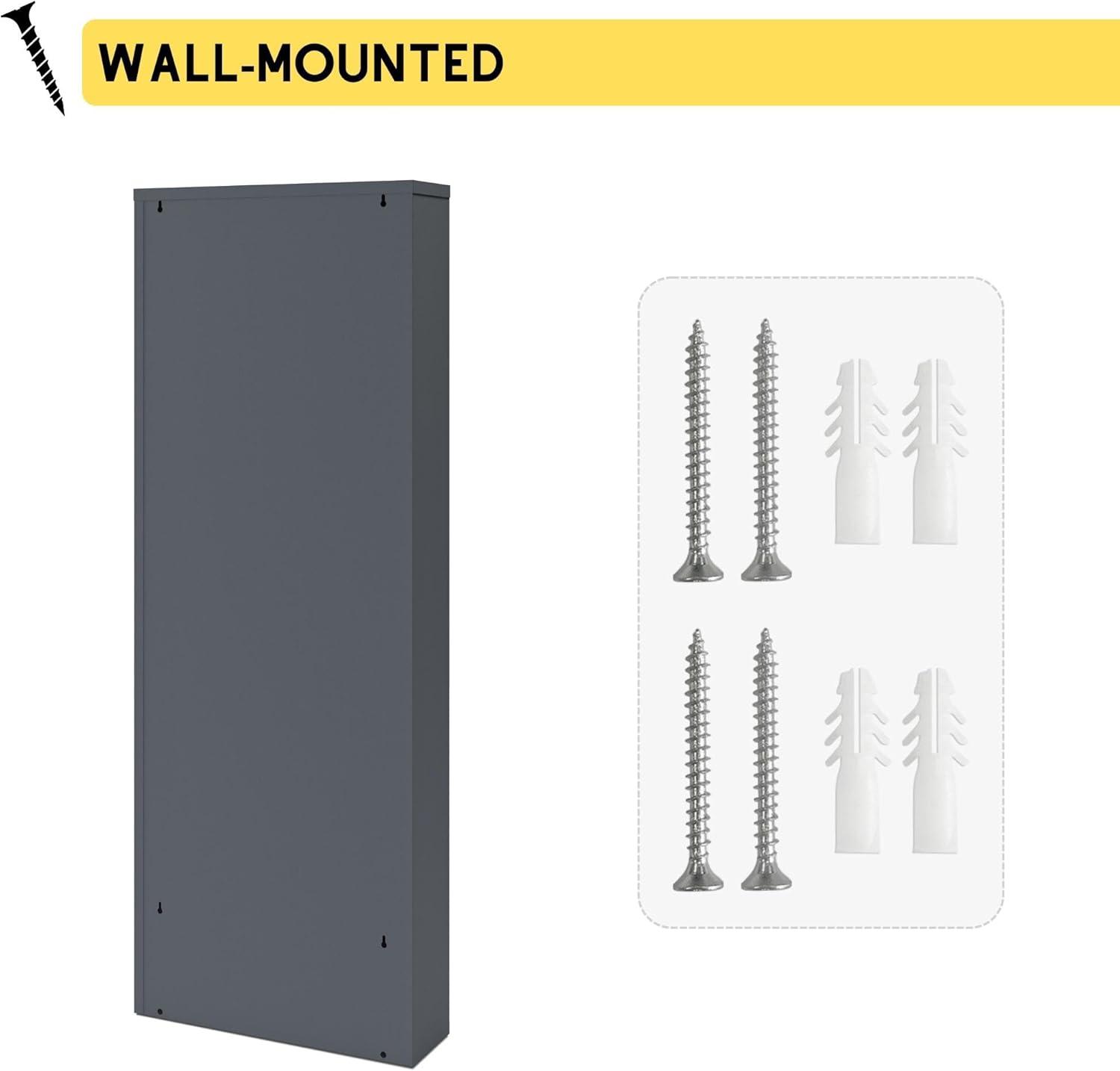 CEHA USA Antibacterial 4 Tier metal shoe cabinet side holes