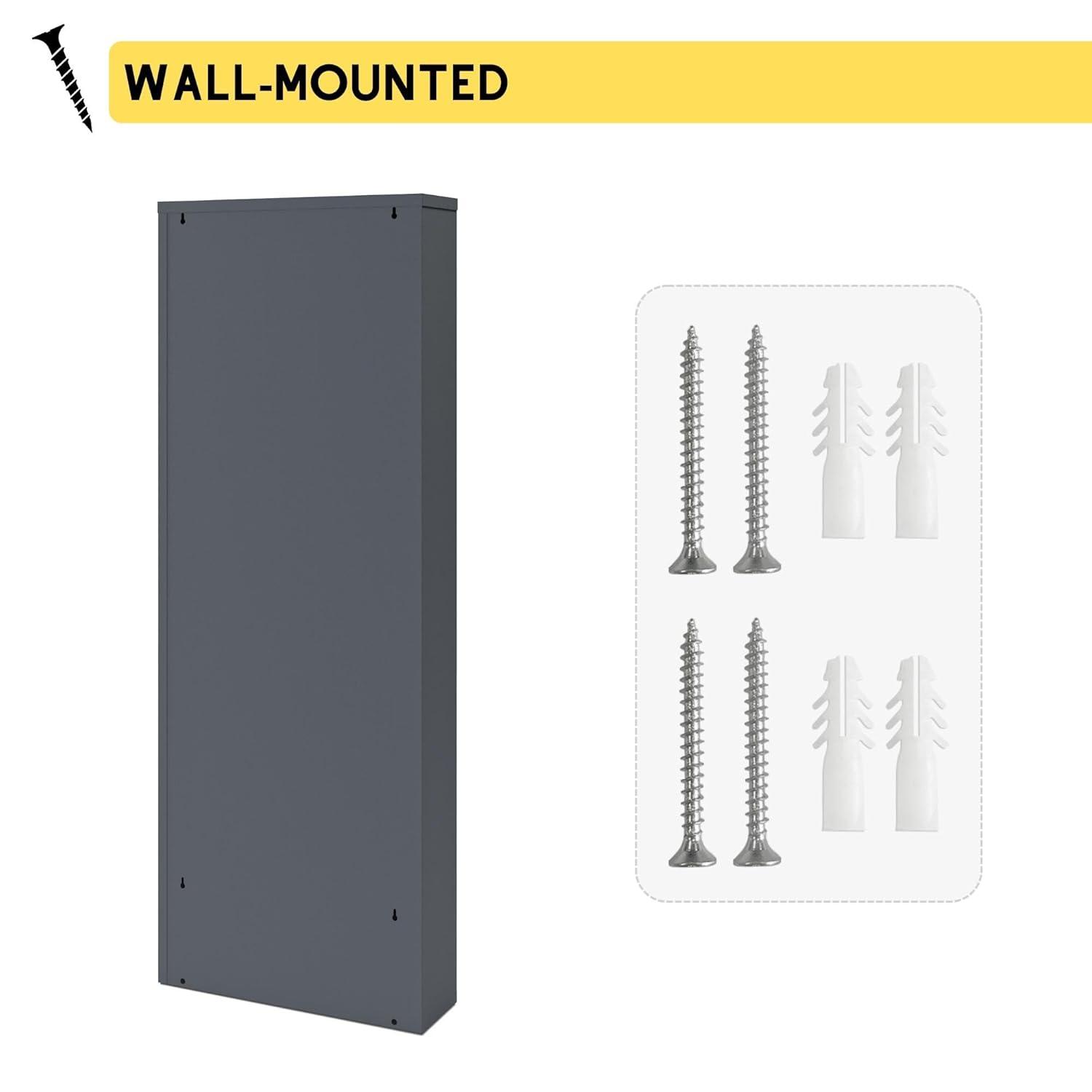 CEHA USA Antibacterial 4 Tier metal shoe cabinet side holes