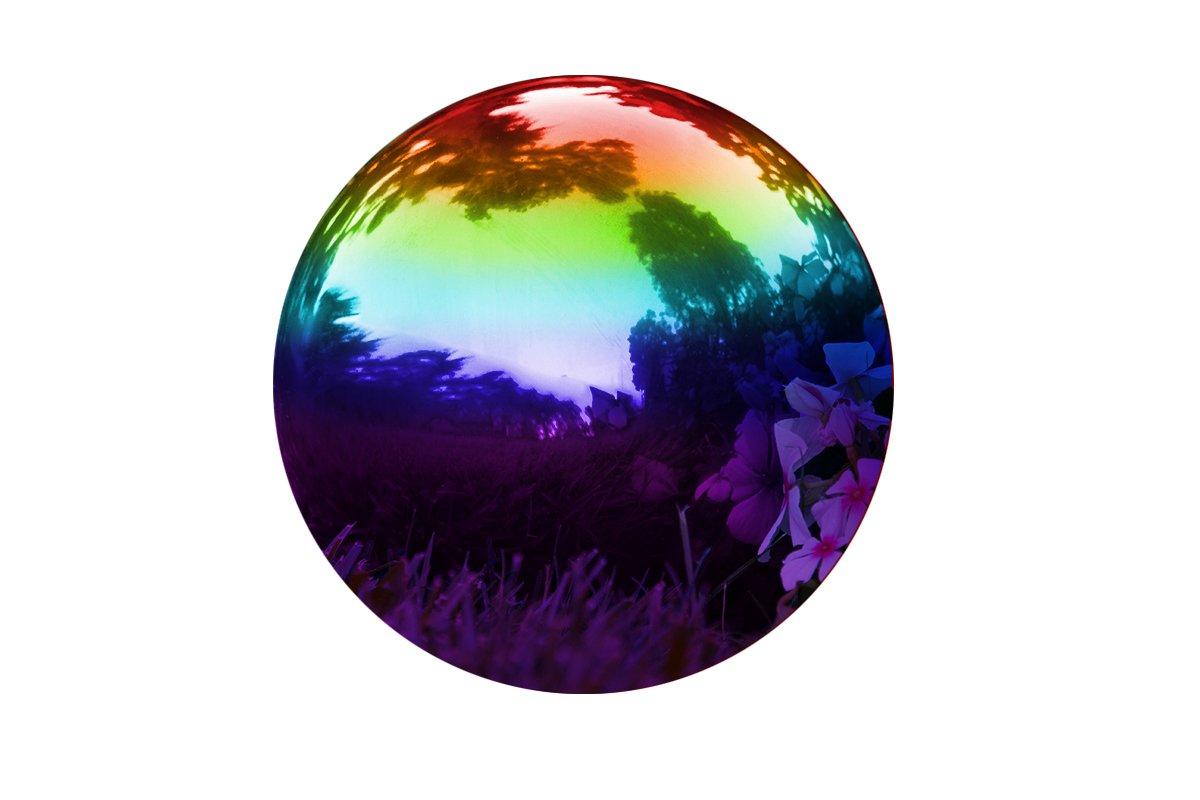 The Holiday Aisle® Champlain Metal Abstract Gazing Ball