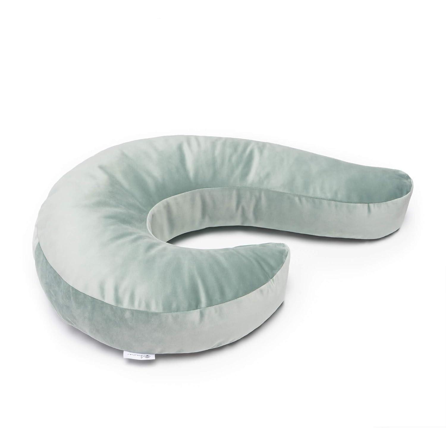 Avana Uno Adjustable Memory Foam Snuggle Pillow for Side Sleepers, Sage