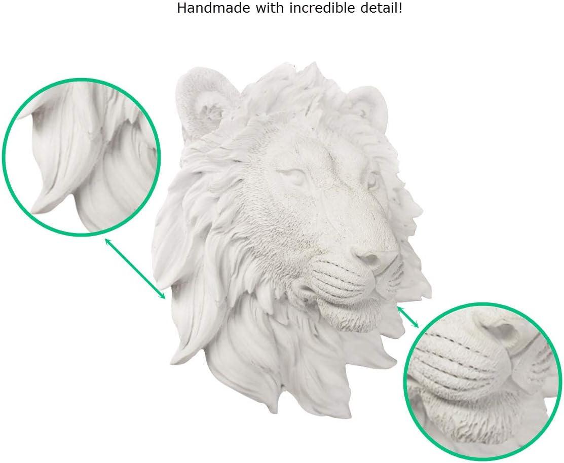 WallCharmers Wall Charmers Mini Lion Head White