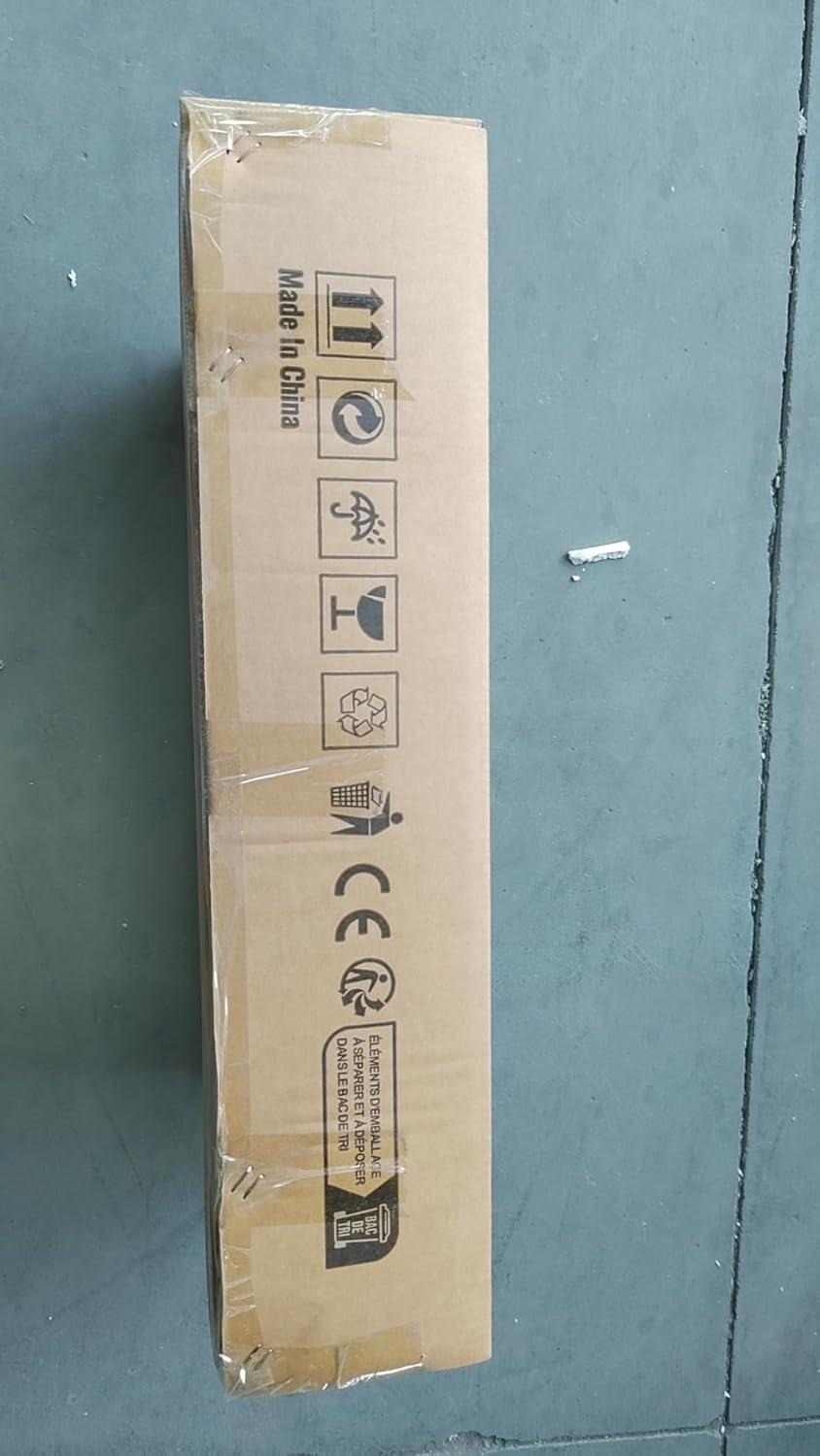 VEVOR Stainless Steel Food Prep Table, 14 x 24 x 34 Inch Commercial Food Prep Worktable Heavy Duty Prep Worktable, Metal Work Table with Adjustable Height for BBQ, Kitchen, Home, and Garage