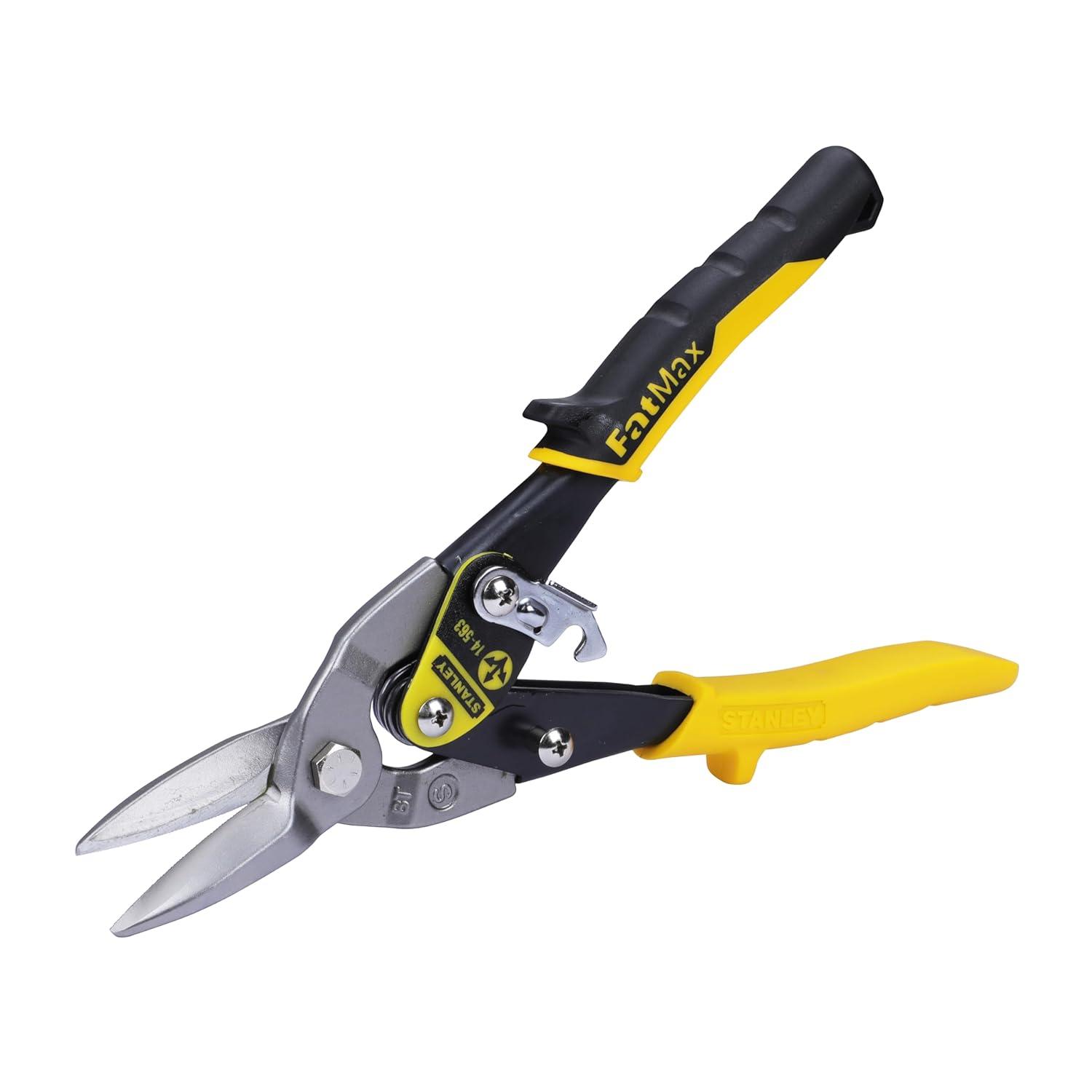STANLEY - Yellow Aviation Snips Straight Cut 250mm (10in)