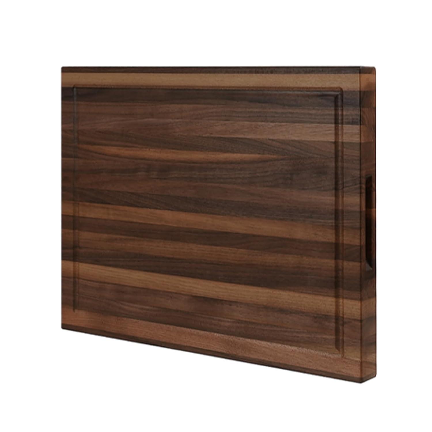 CONSDAN CONSDAN Wood Cutting Board, Black Walnut