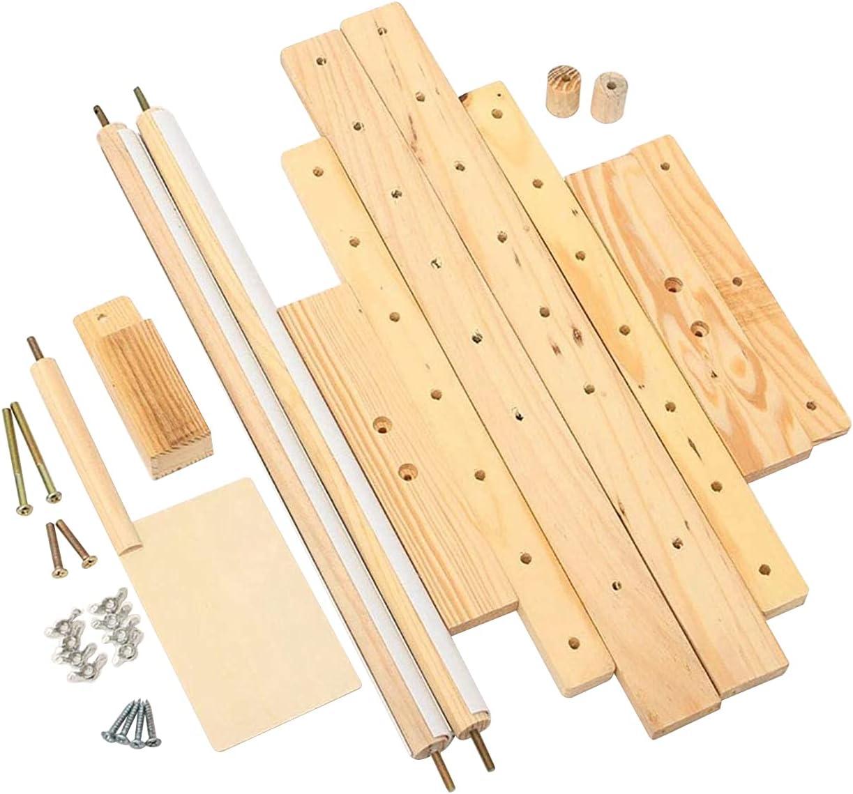 Adjustable Cross Stitch & Embroidery Hoop Stand - Tapestry & Quilting Frame Stand with 5 Height Levels (20" x 15.7")