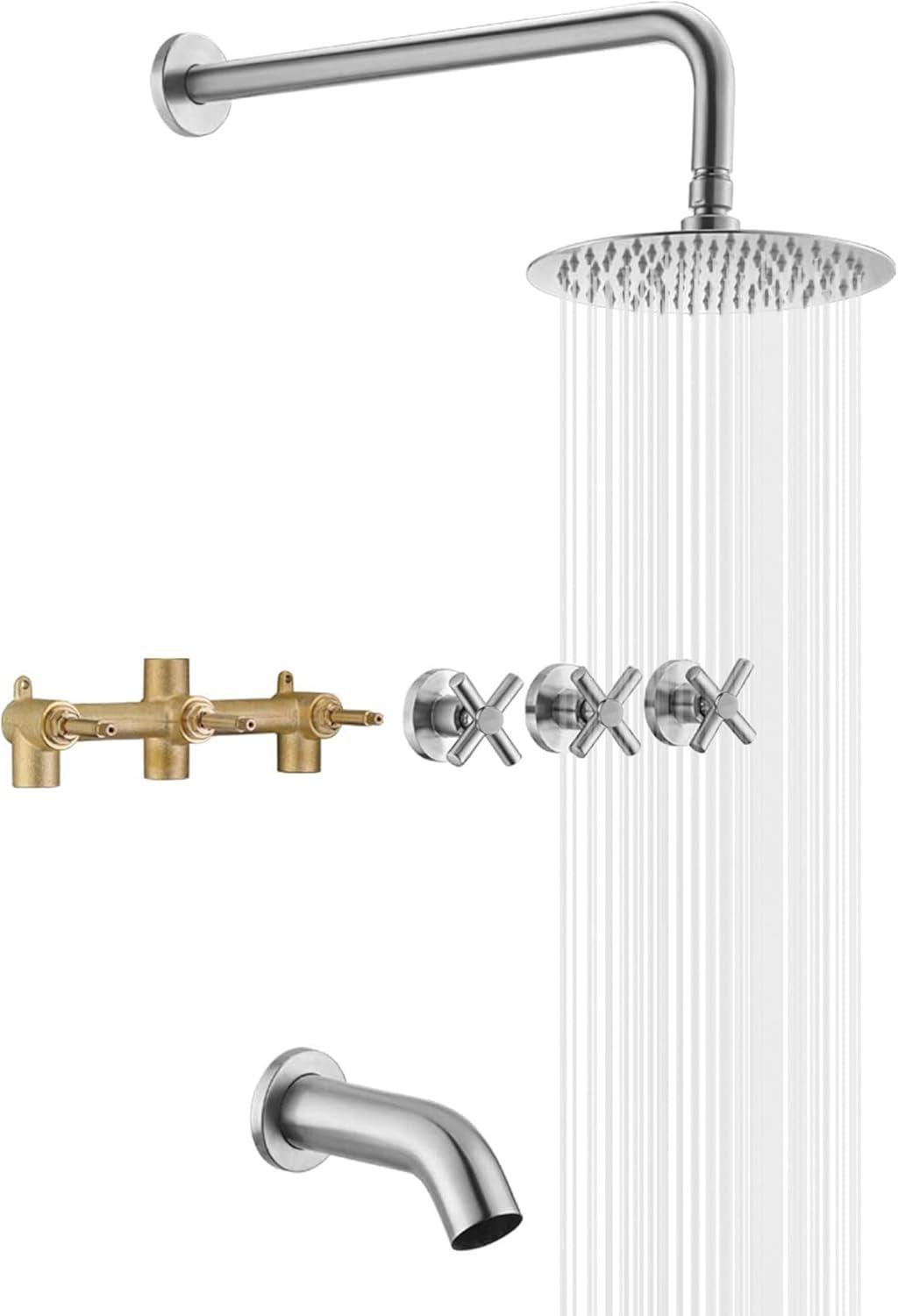 Complete Shower System with Rough in-Valve