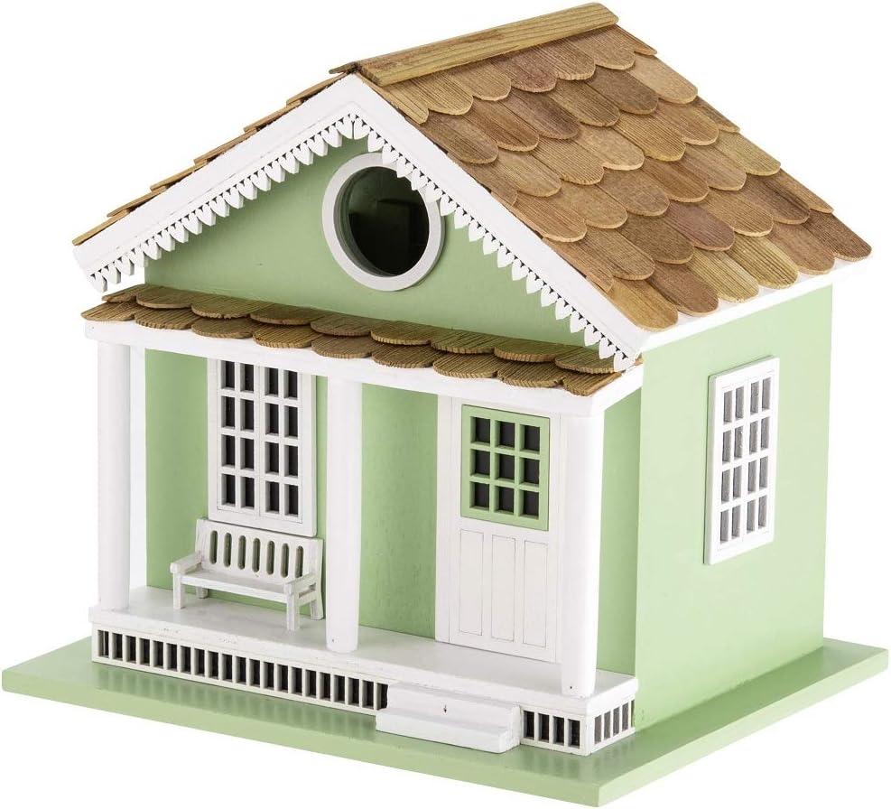 Vandue Outdoor Wooden Birdhouse - Green Lake House