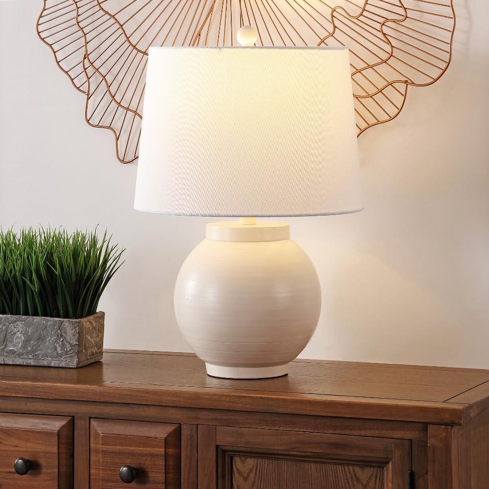 Lemeni 22" Table Lamp - Cream - Safavieh.