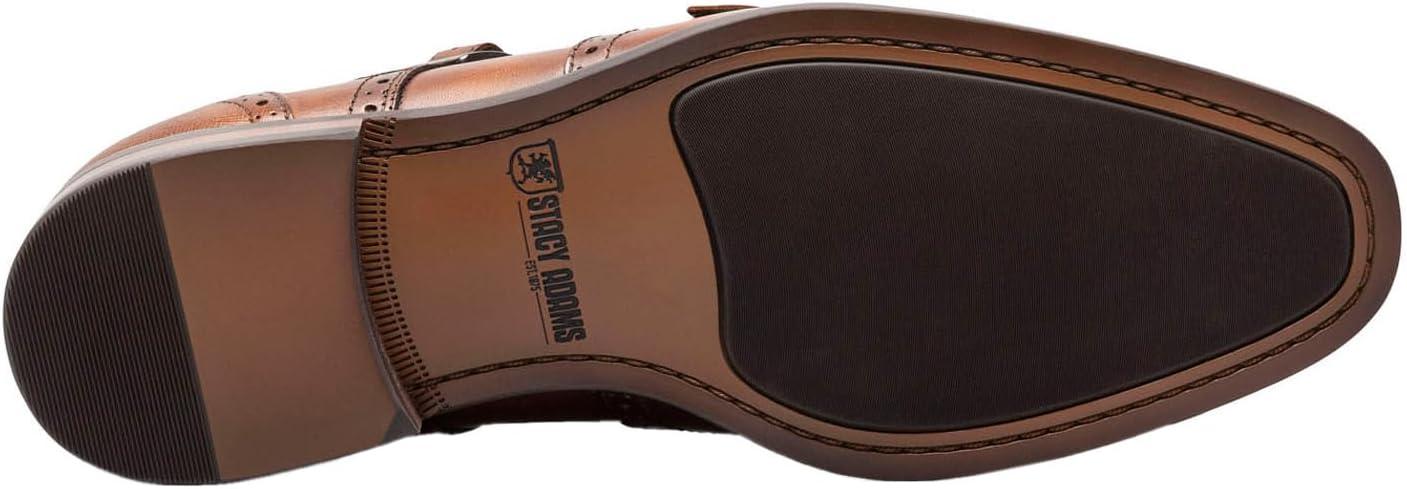 Cognac Genuine Leather Double Monk Strap Formal Shoes