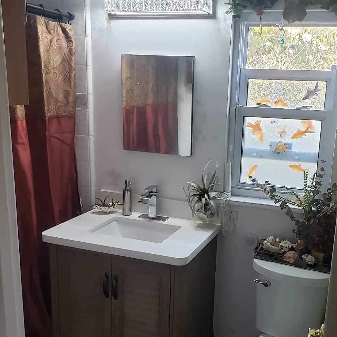 Qomolangma Vessel Sinks Waterfall Bathroom Sink Faucet, Tall Single Handle Bathroom Sink Faucets, Brushed Nickel Bathroom Faucet Suitable for 1 Hole, Staniless Steel Rv Lavatory Vanity Faucet