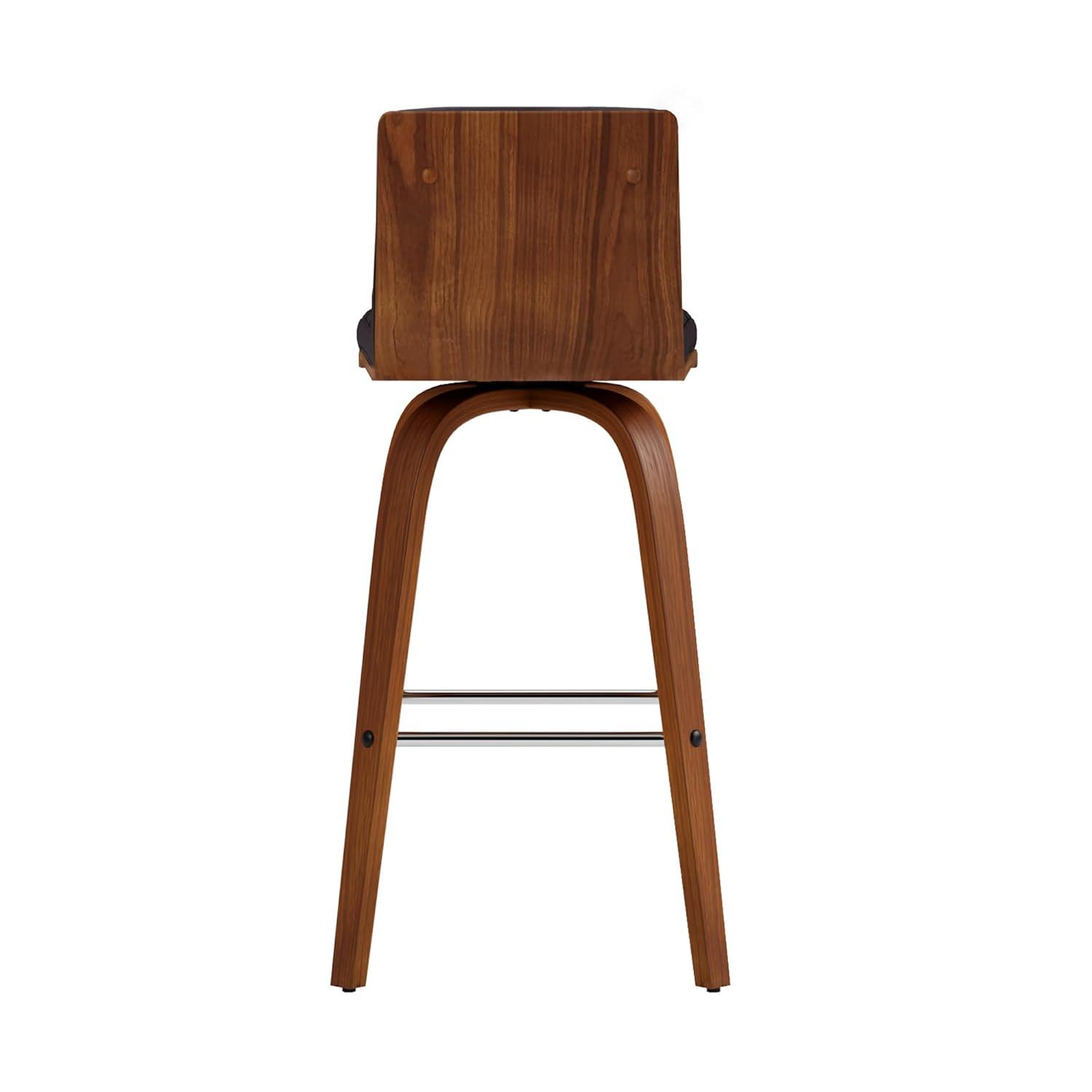 26" Vienna Faux Leather Counter Height Barstool - Armen Living